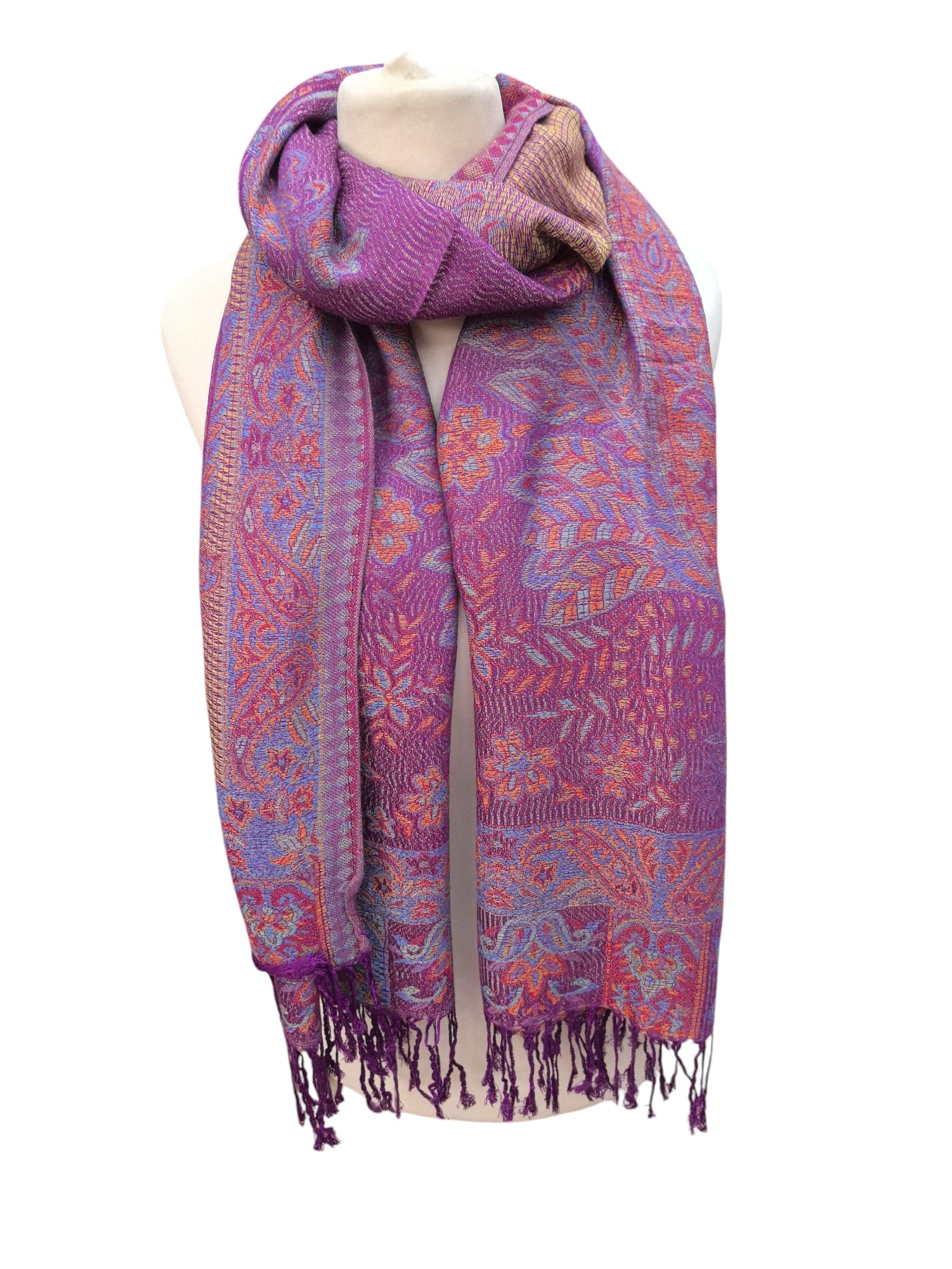 Châle Écharpe   paisley  (x12) #37