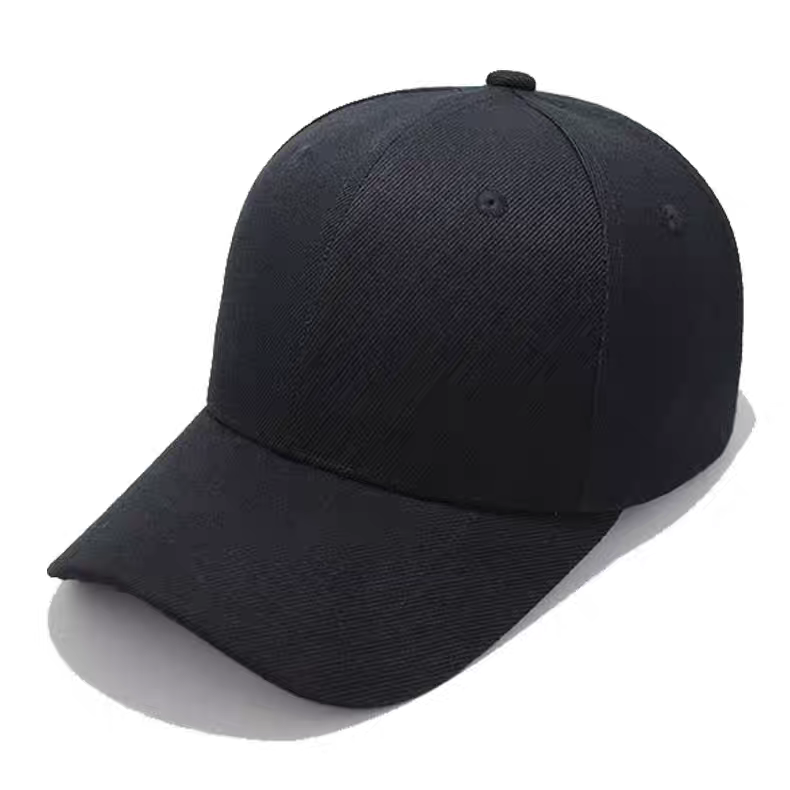 Casquette couleur unie noir (x12)#9