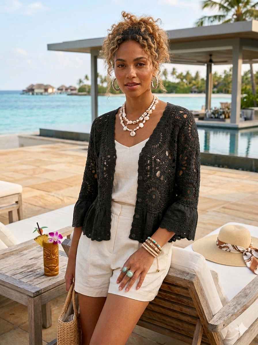 Gilet En Crochet (x8)