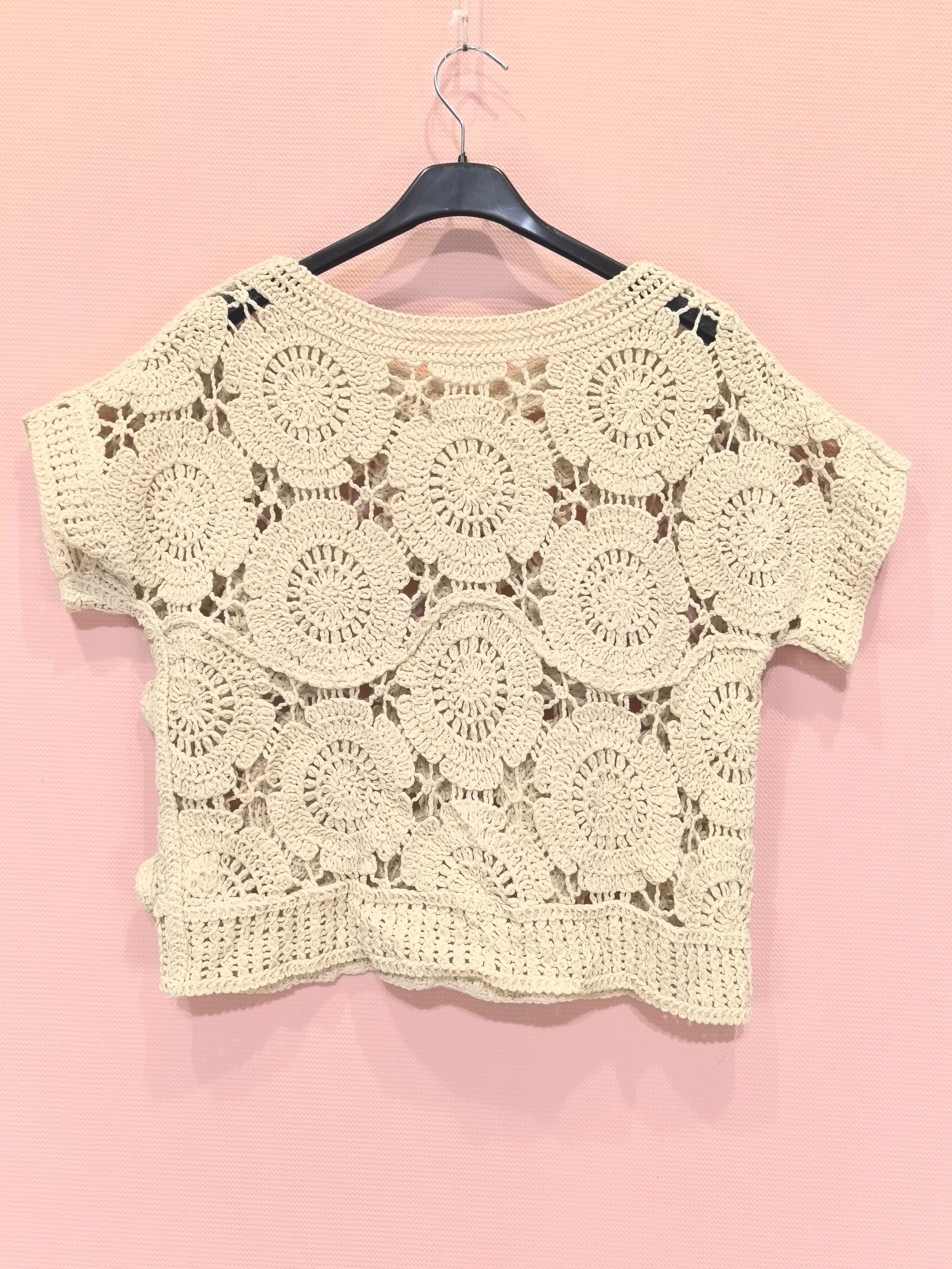 Top Crochet Floral (x6)