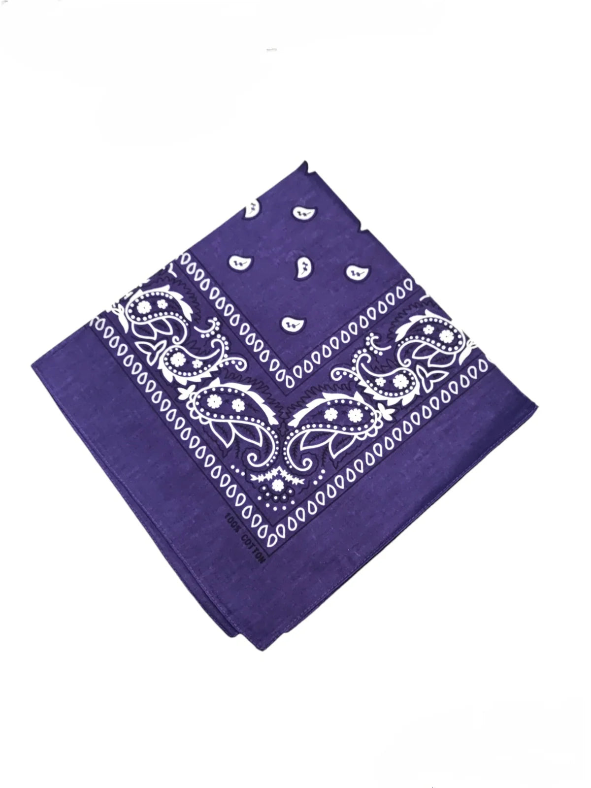 Bandana 100% coton Motif Paisley  (x12)