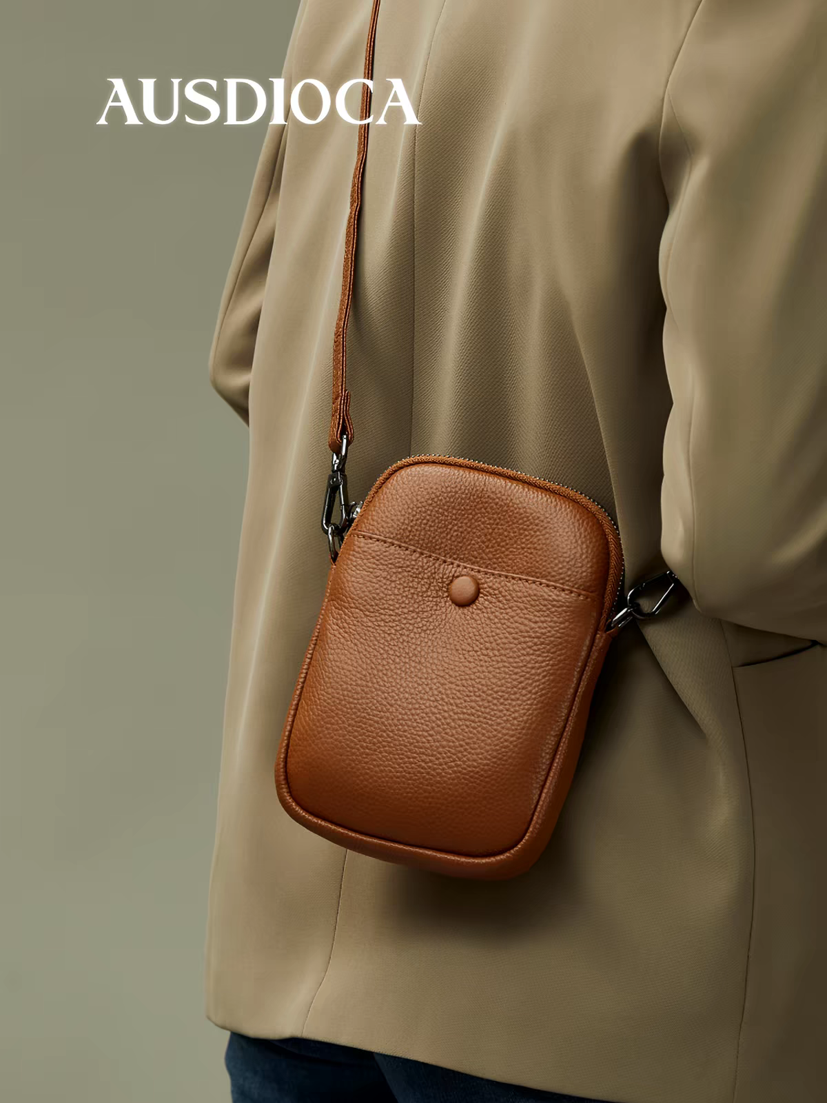 Sac bandoulières - Cuir véritable Femme (X6)