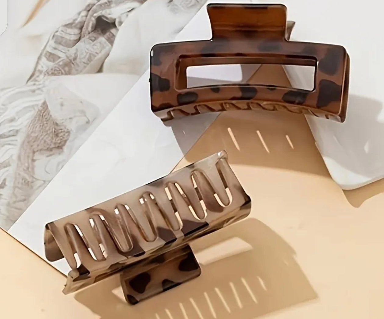 pinces cheveux chic motif Léopard (x12)#26