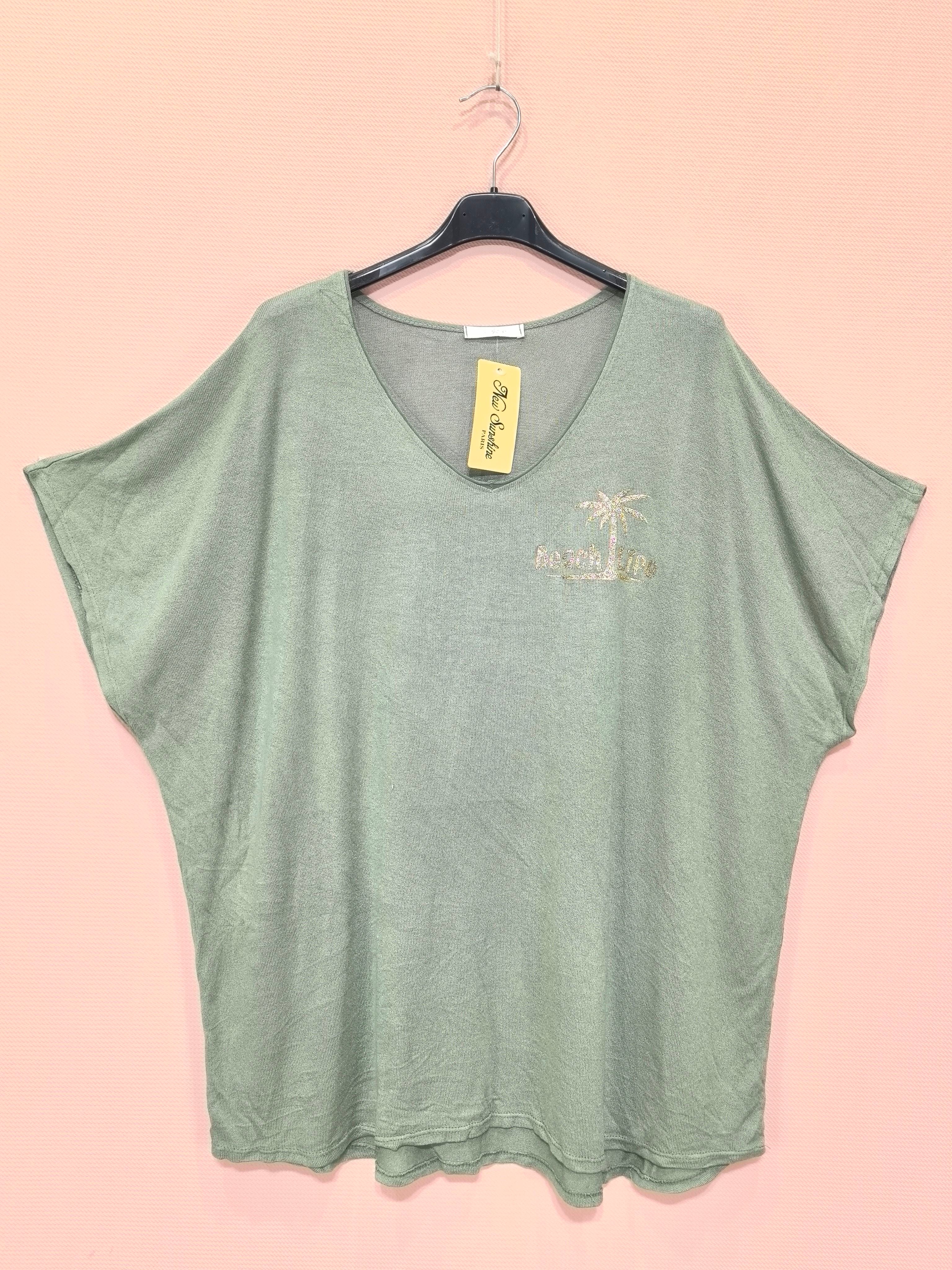 T-shirts Col V (x8)