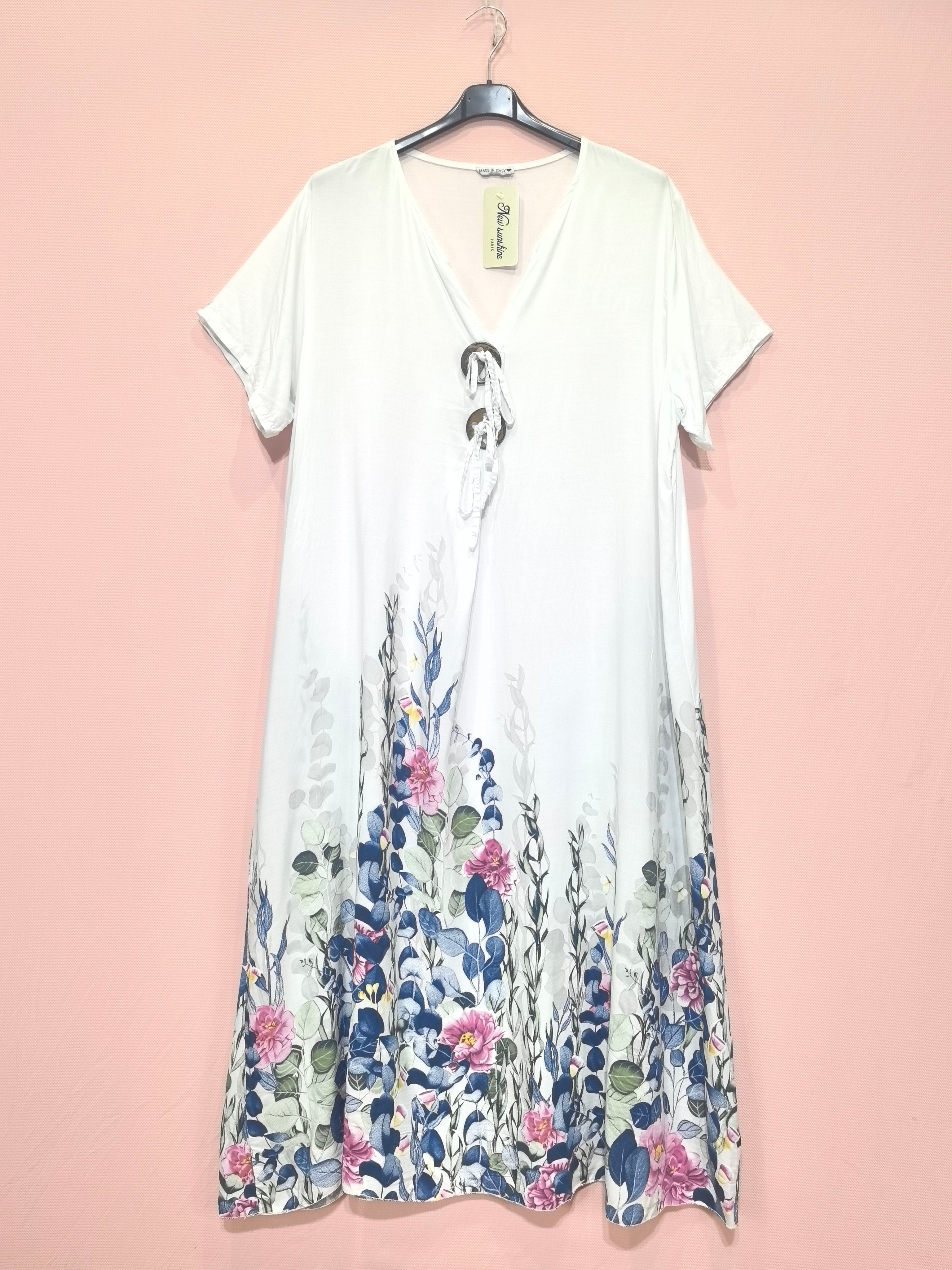 Robe longue florale