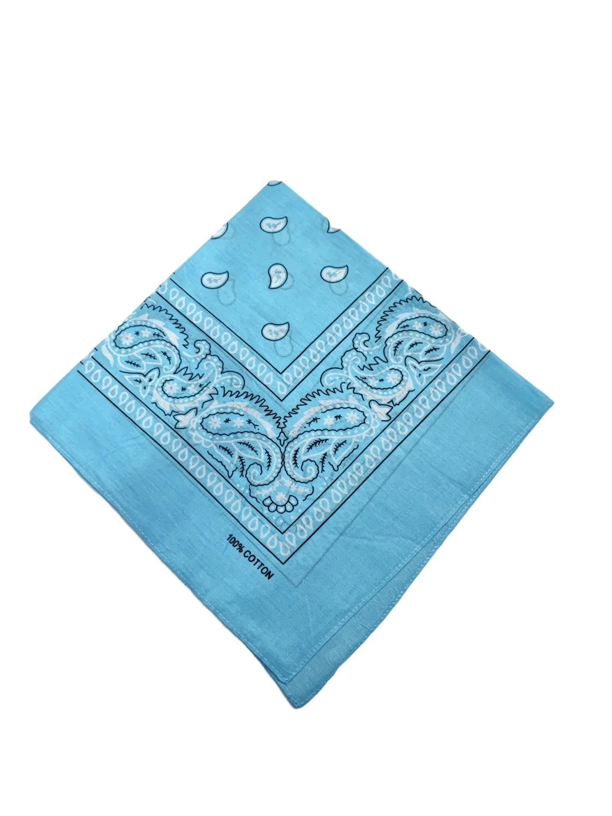 Bandana 100% coton Motif Paisley  (x12)