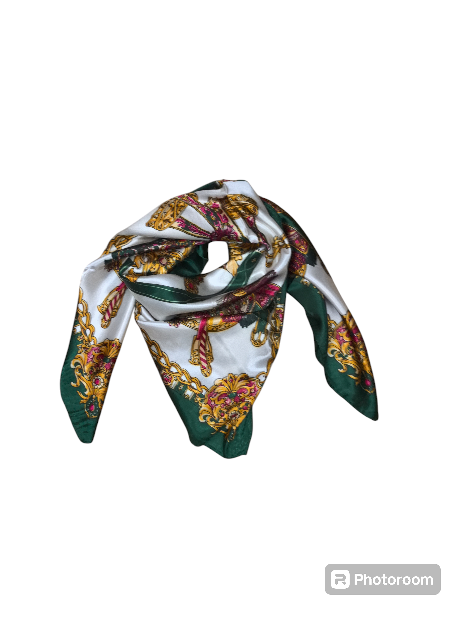 Foulard carré  90cm imprimé fantaisie (x10)#4