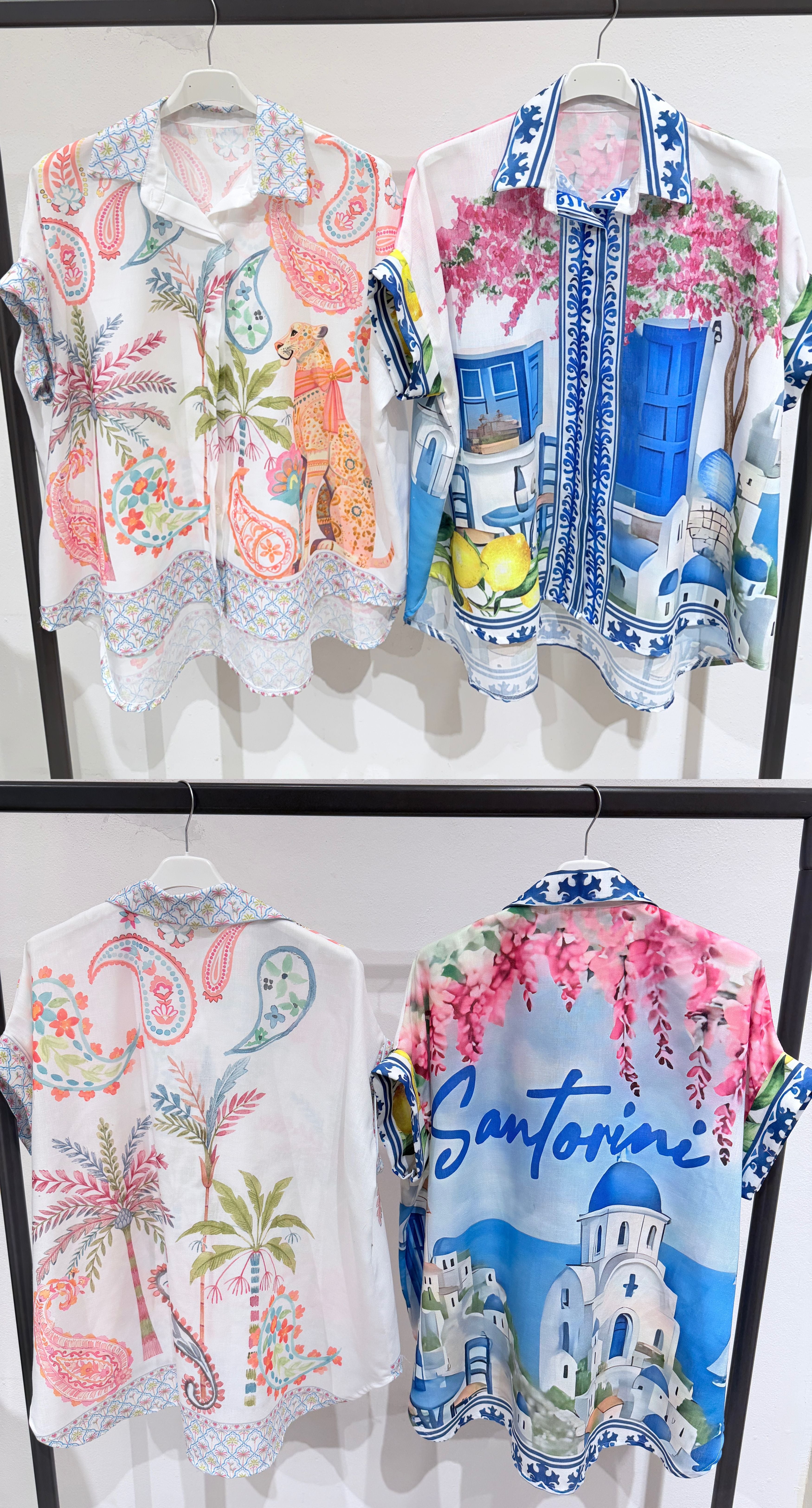 Chemise OverSize Imprimé Graphique(x6)