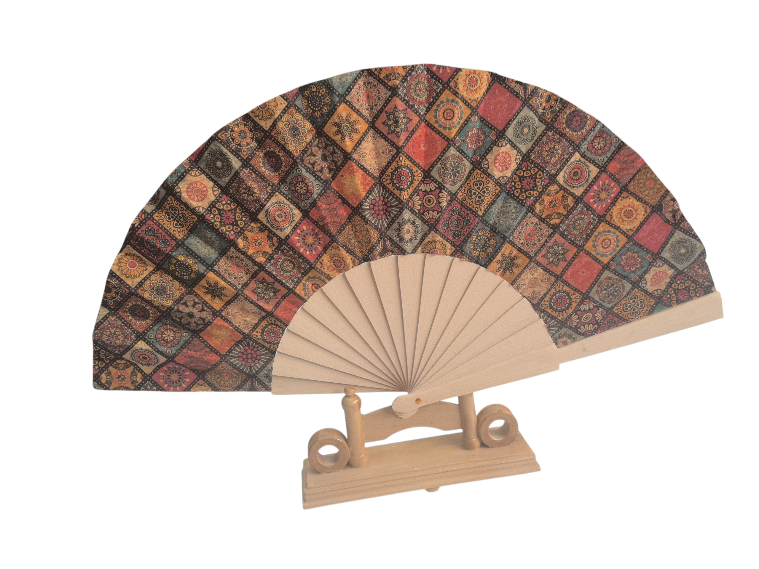 Éventails bois naturel(x12)#31