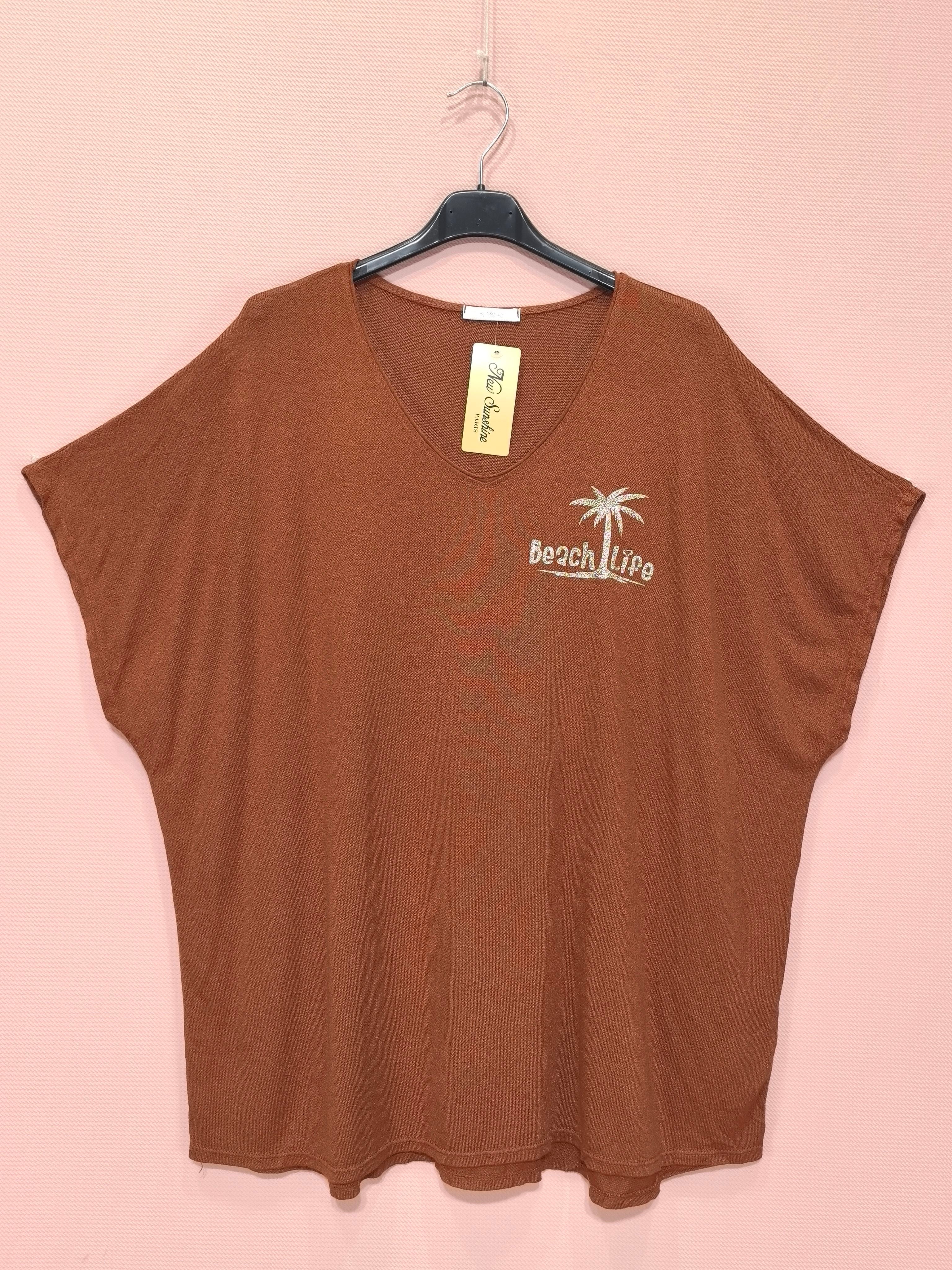 T-shirts Col V (x8)