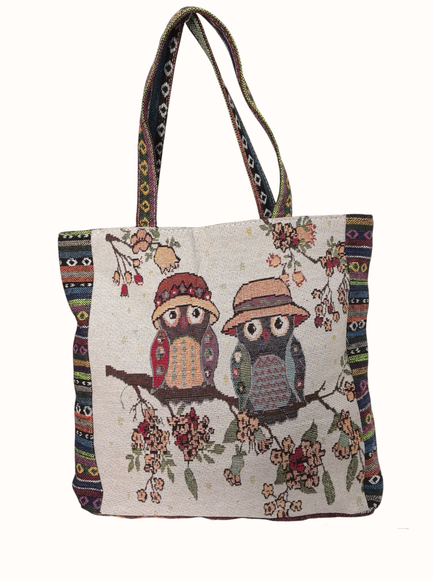Sac à main en toile  brodé hibon pour femme (x12)