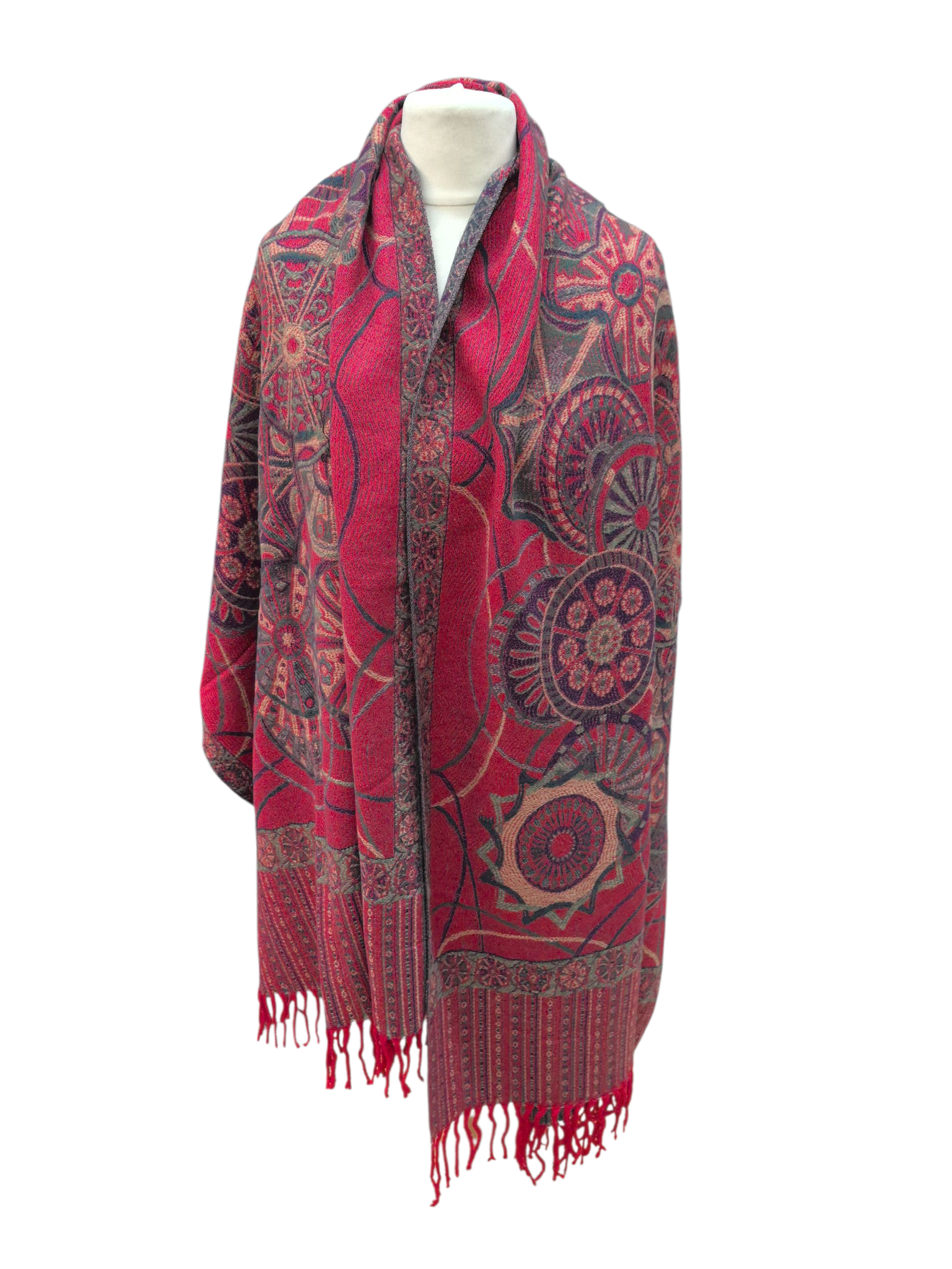 Châle Écharpe   Motif Paisley(x12) #34-2