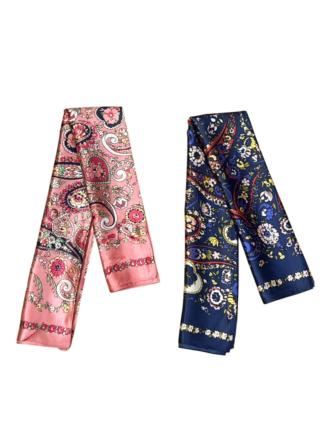 Foulard carré  90cm imprimé fantaisie (x10)#21