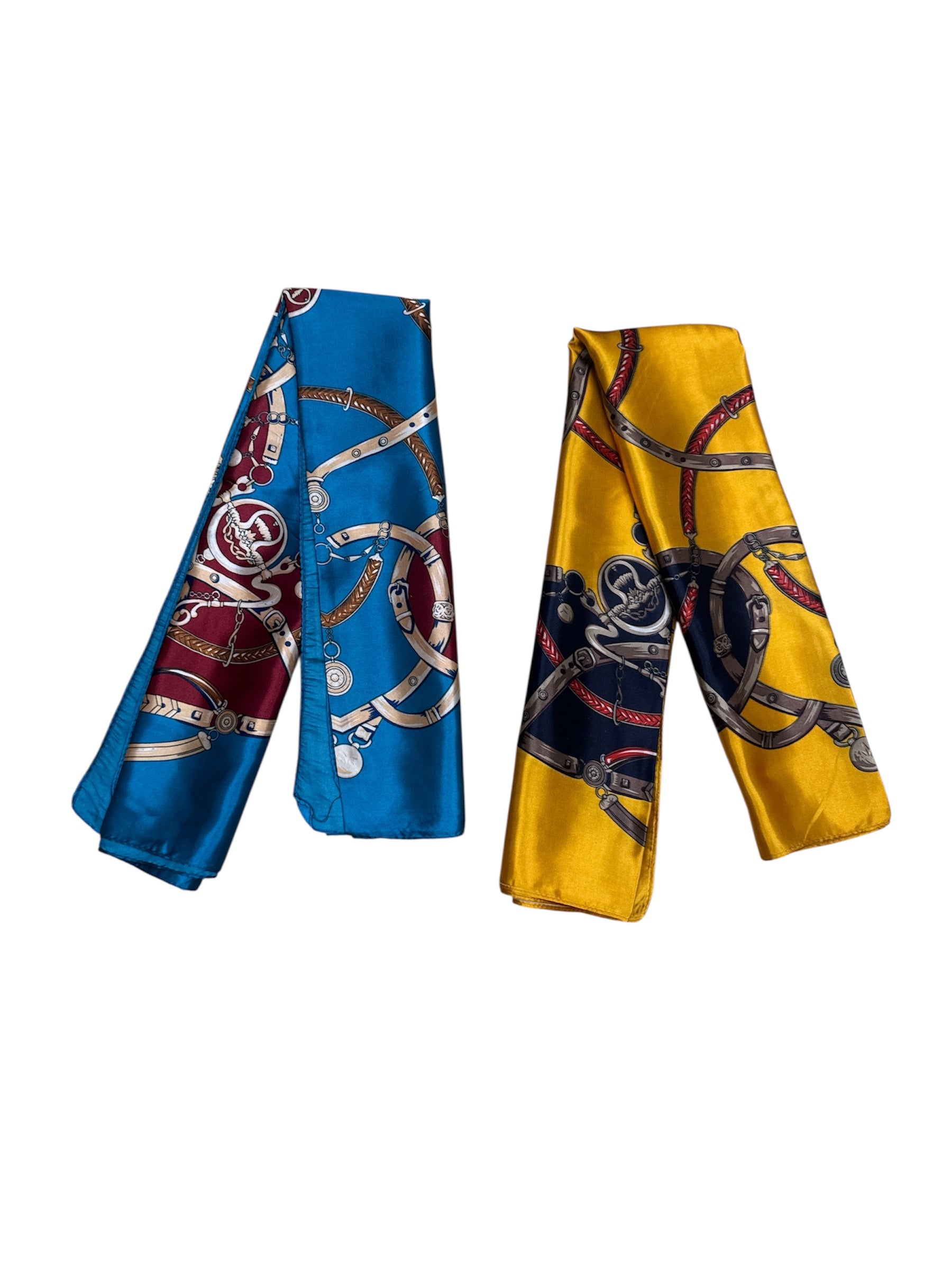 Foulard carré  90cm imprimé fantaisie (x10)#9