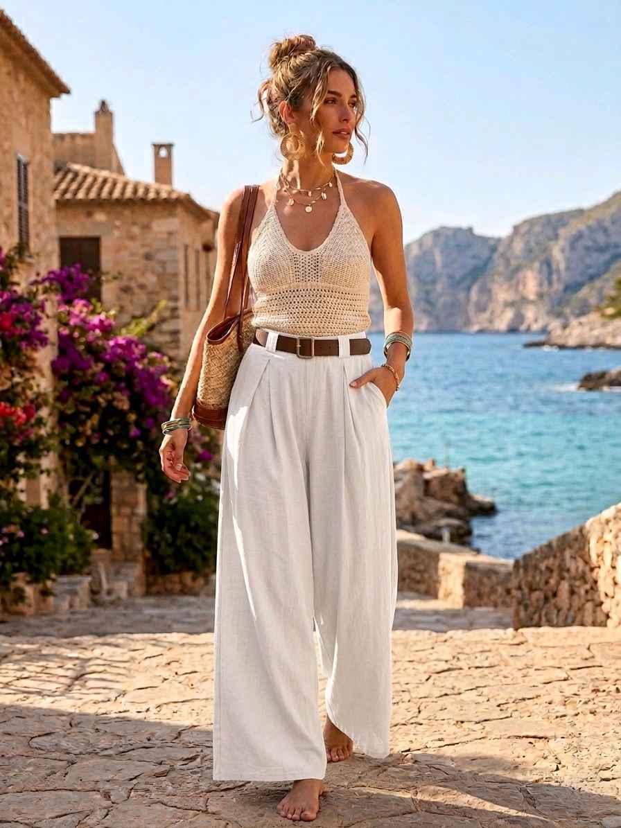 Pantalon Palazzo (x6)