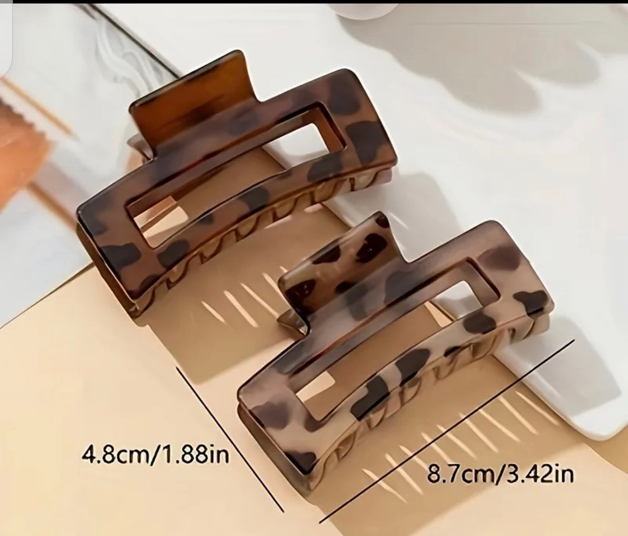 pinces cheveux chic motif Léopard (x12)#26