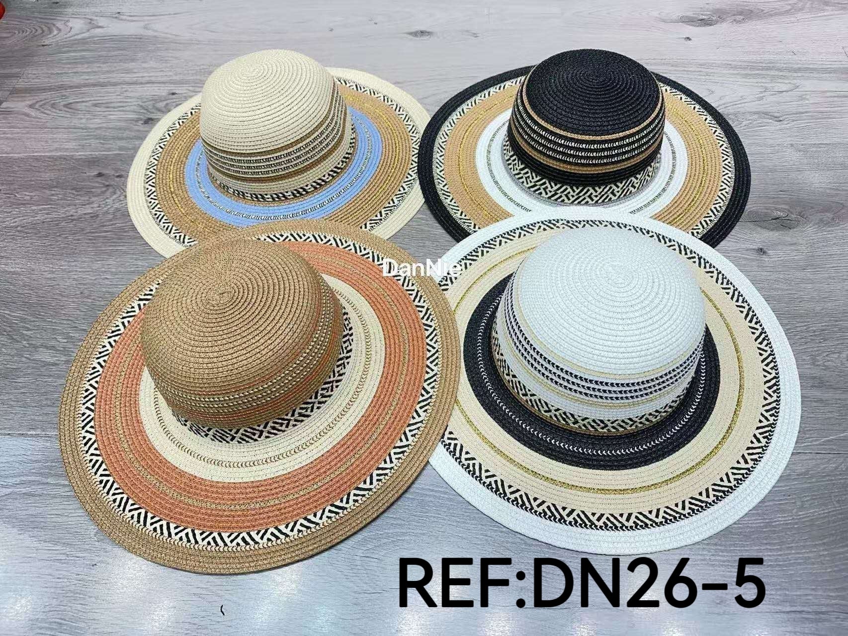 - Chapeau large bord ethnique (x12)#5