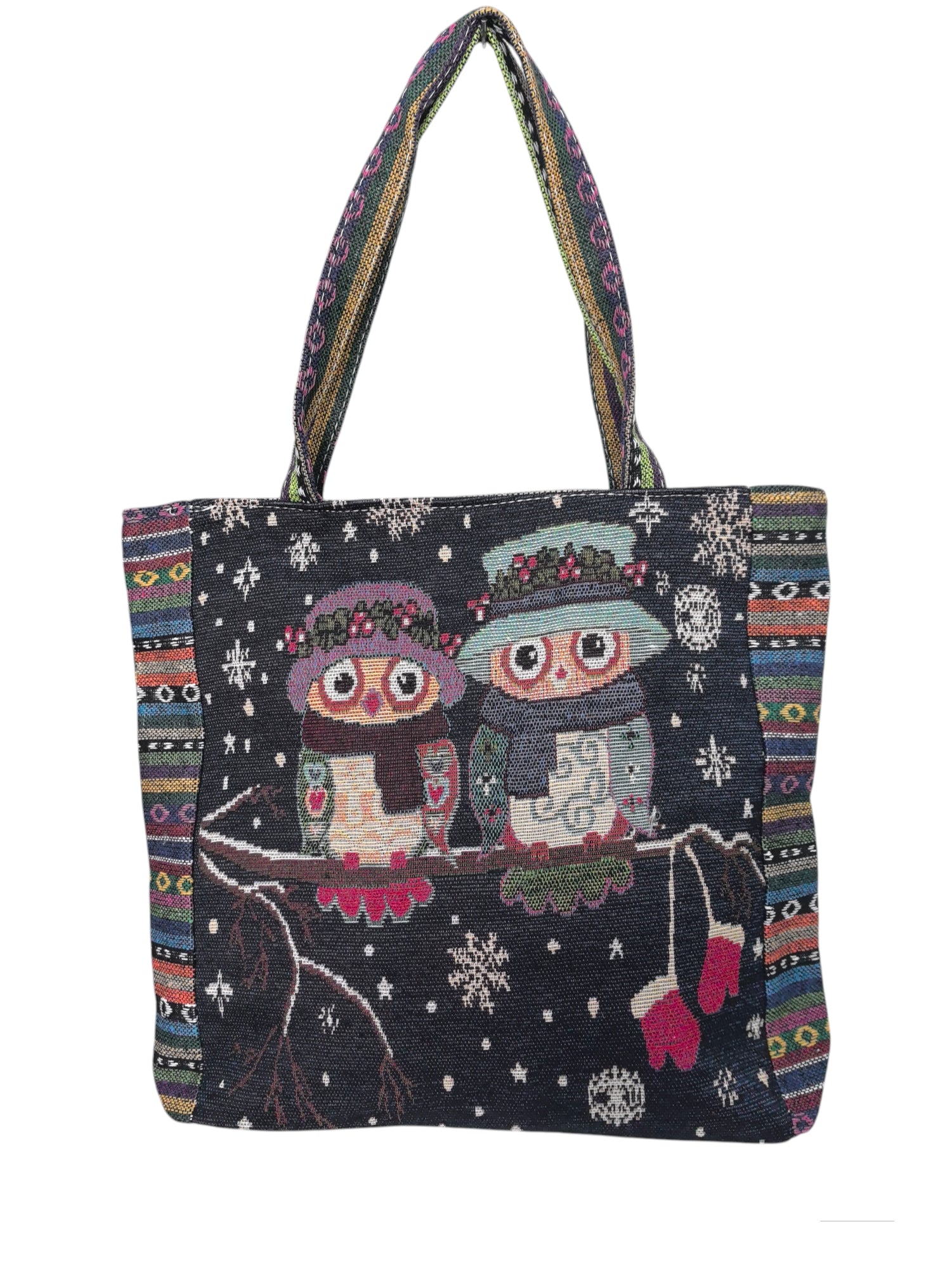 Sac à main en toile  brodé hibon pour femme (x12)