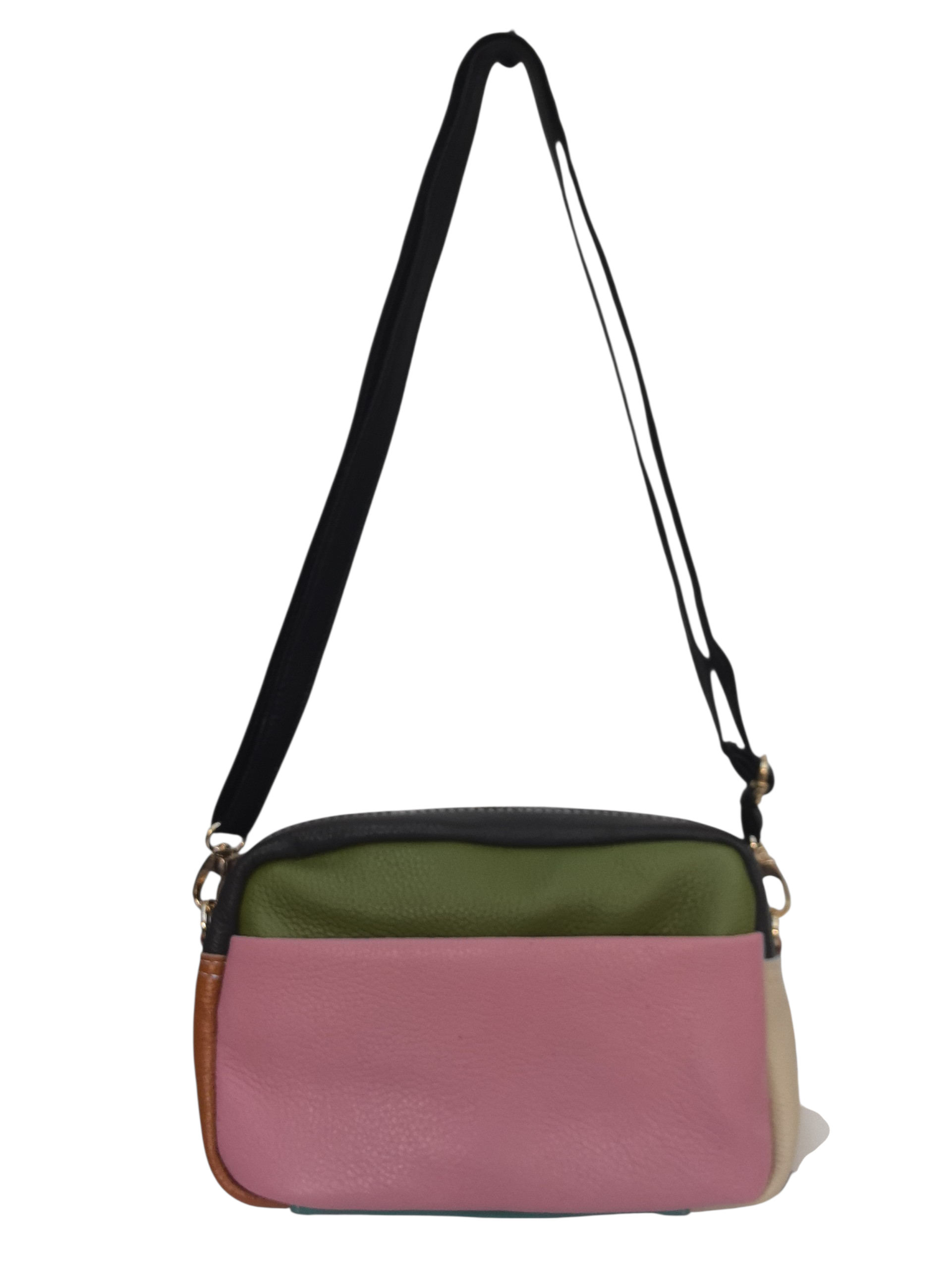 Sac multicouleur- Cuir véritable couleur (X6)