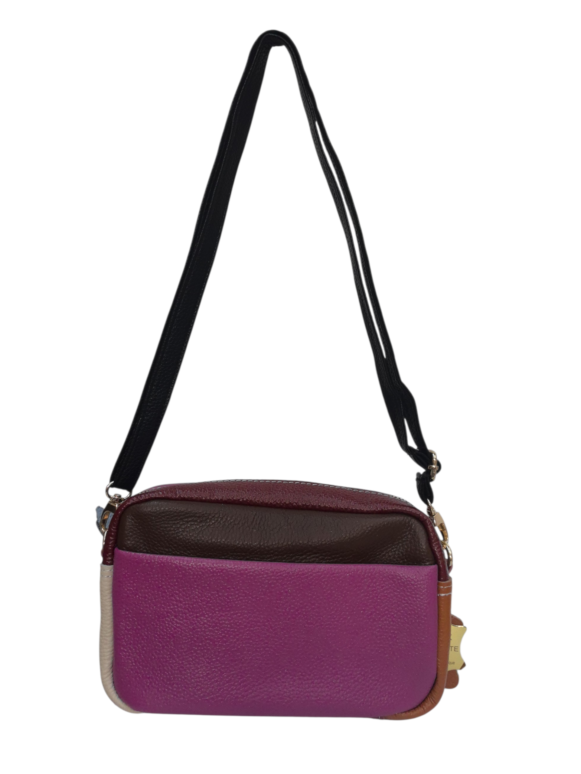 Sac multicouleur- Cuir véritable couleur (X6)