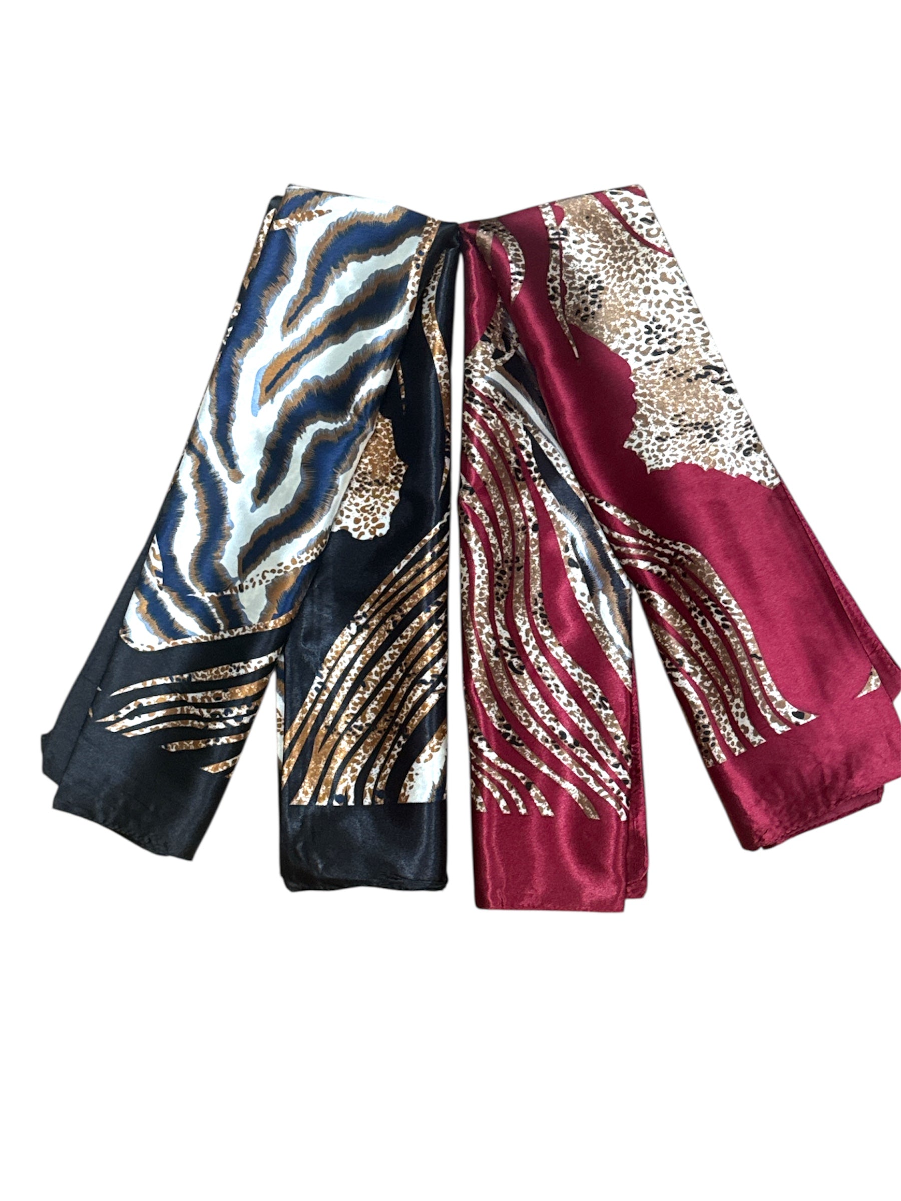 Foulard carré  90cm imprimé fantaisie (x10)#12