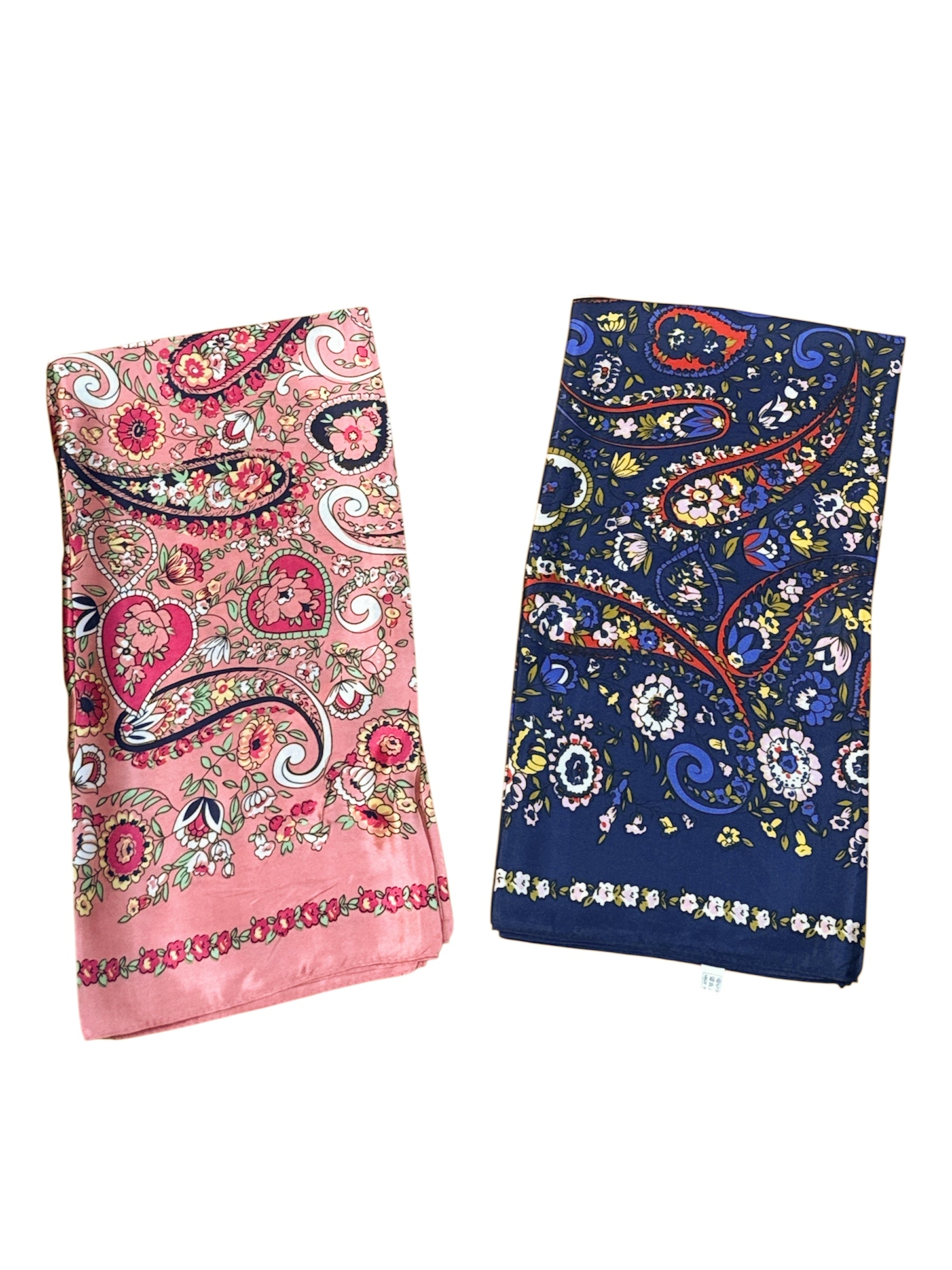 Foulard carré  90cm imprimé fantaisie (x10)#21