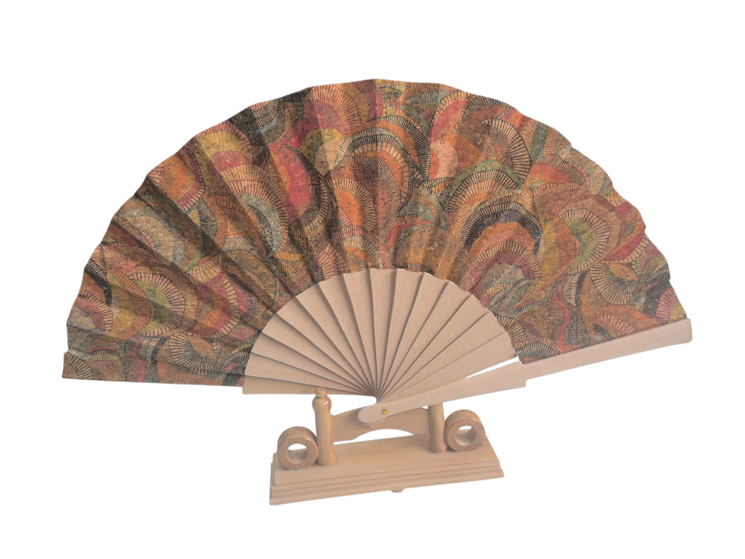 Éventails bois naturel(x12)#31