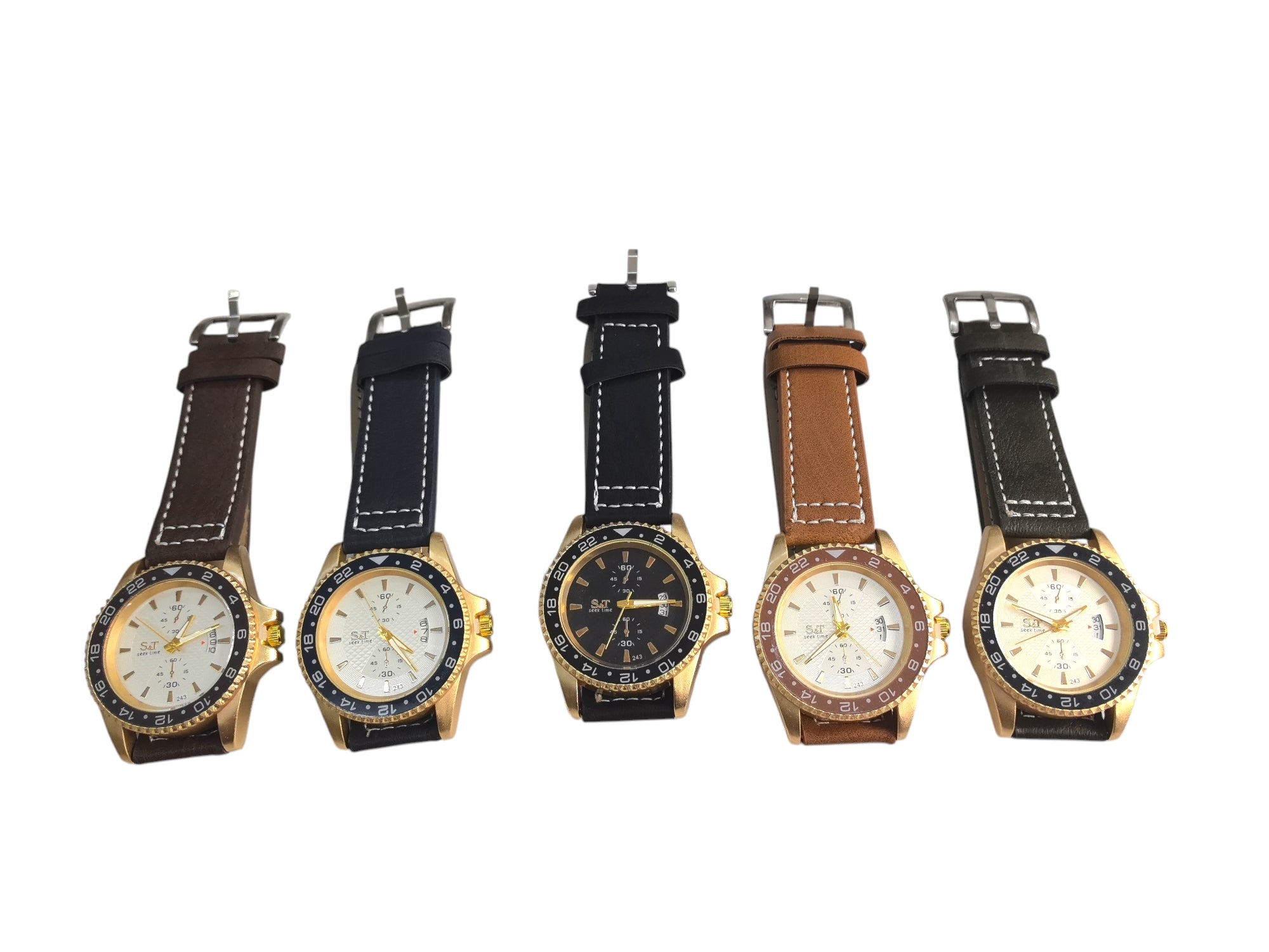 Montre homme avec date  (x6)