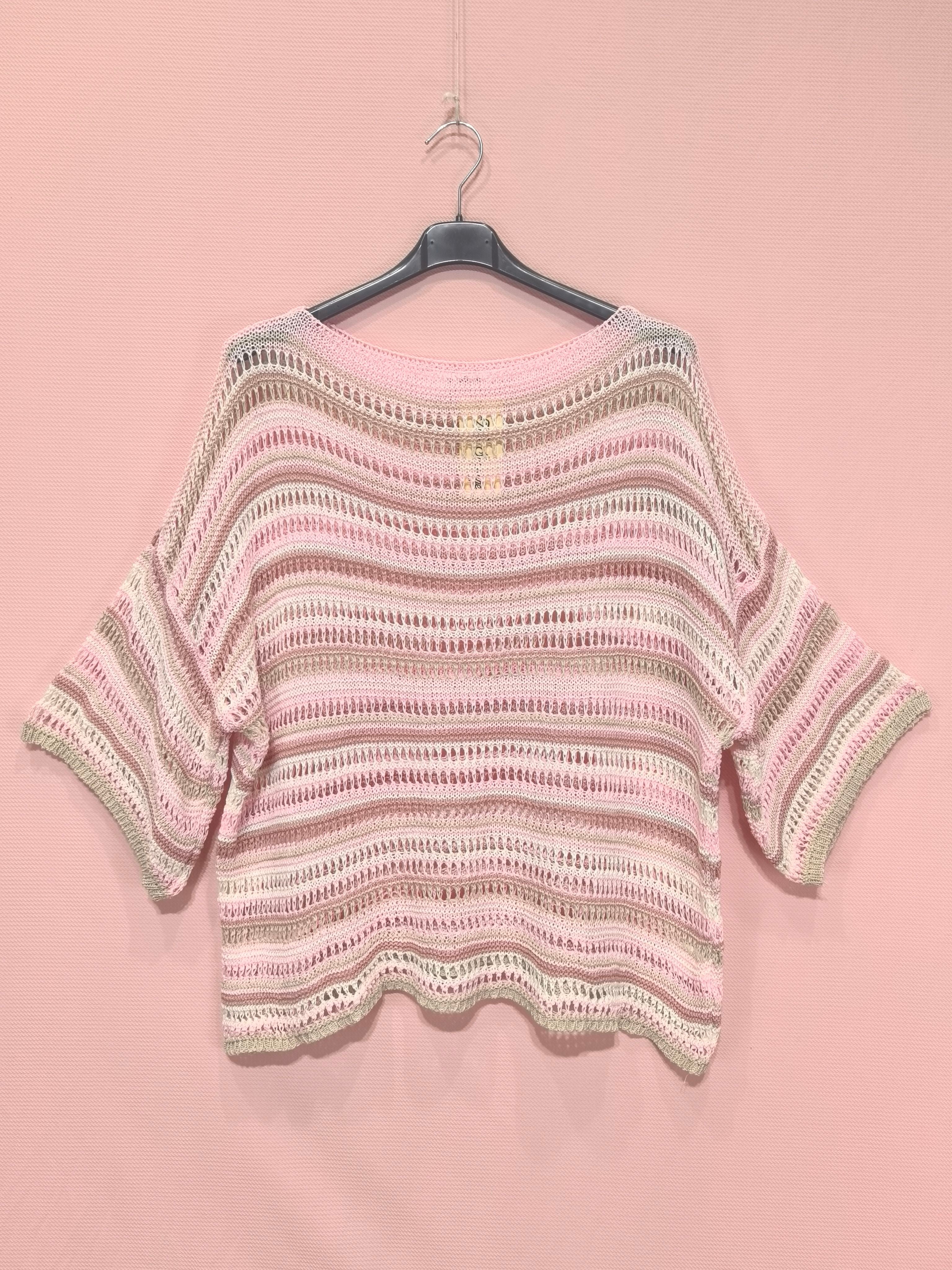 Pull en maille ajourée(8)