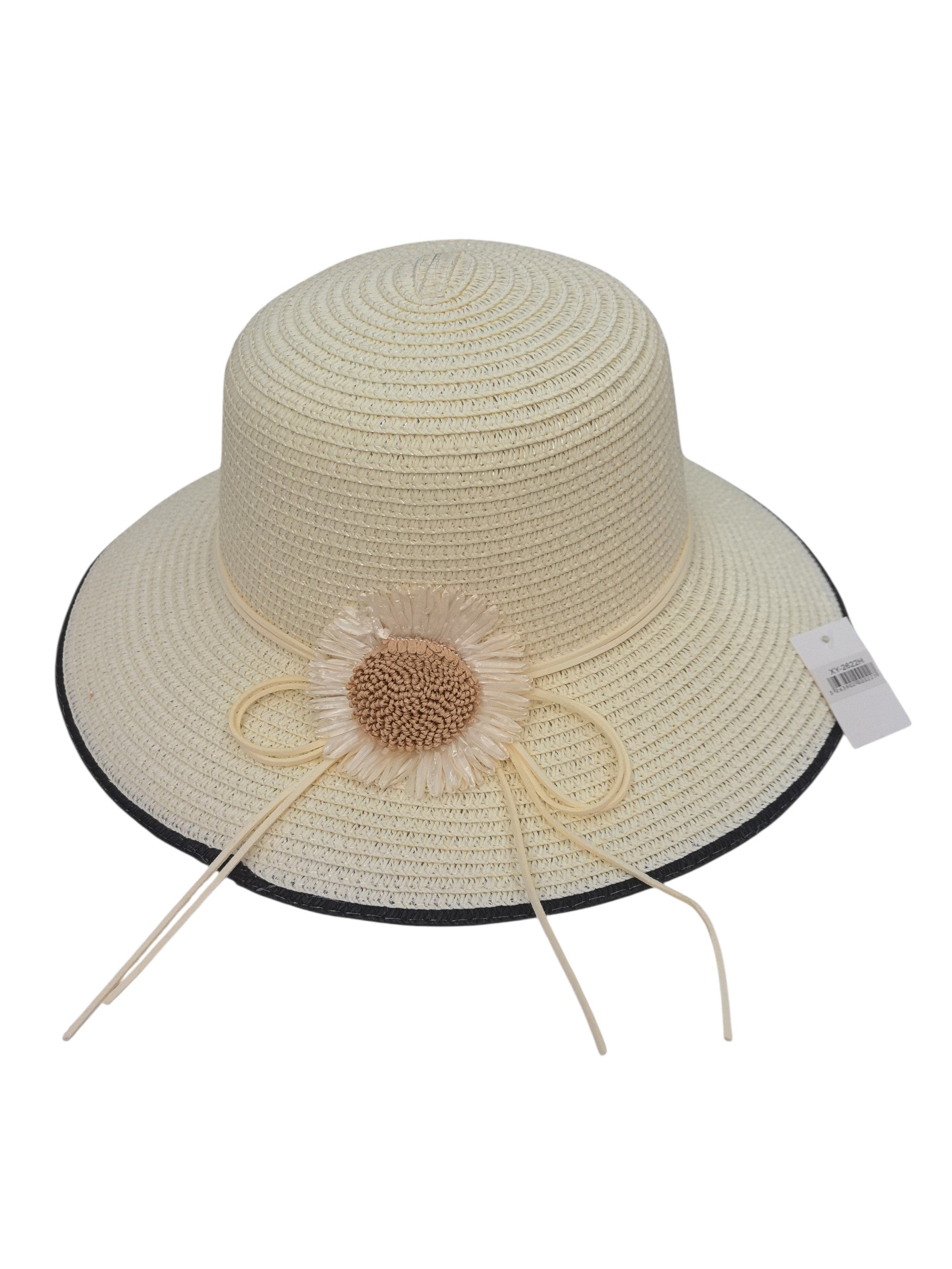 Chapeau de paille femme à tournesol (x12)#22