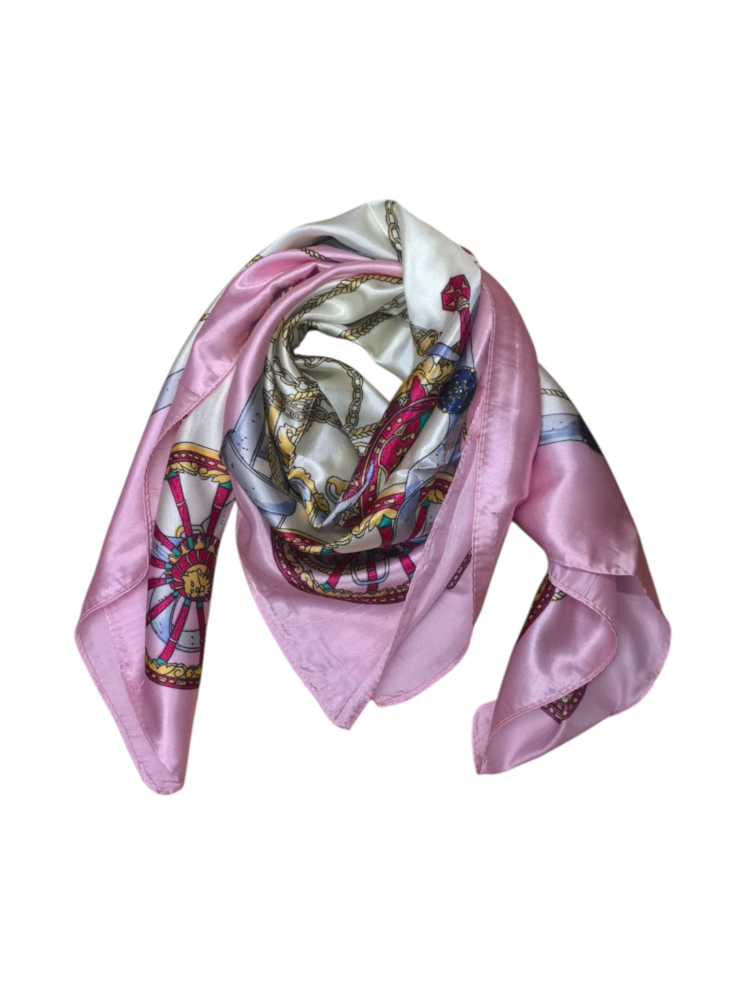Foulard carré  90cm imprimé fantaisie (x10)#1