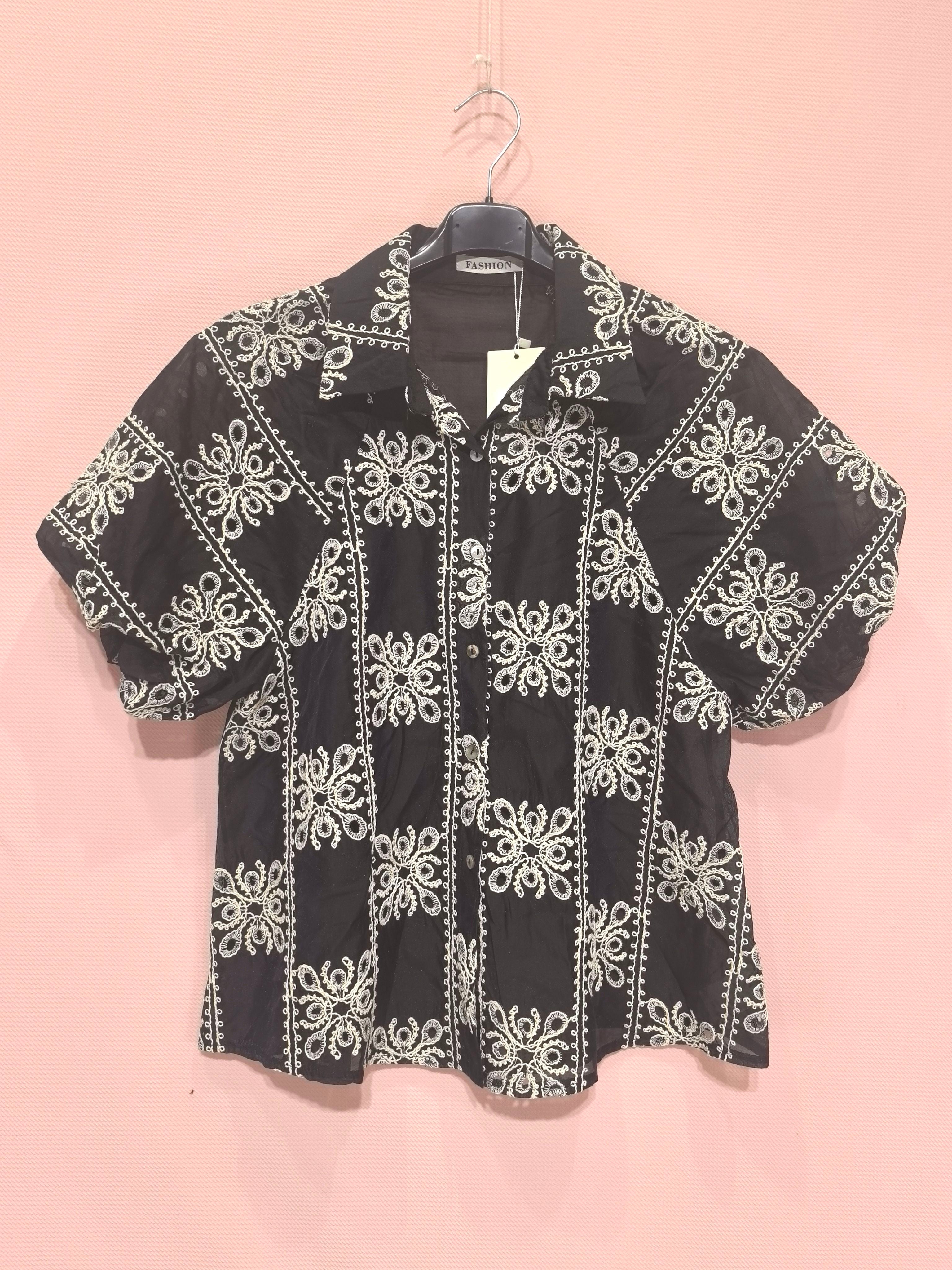 Blouse à manches bouffantes(X6)