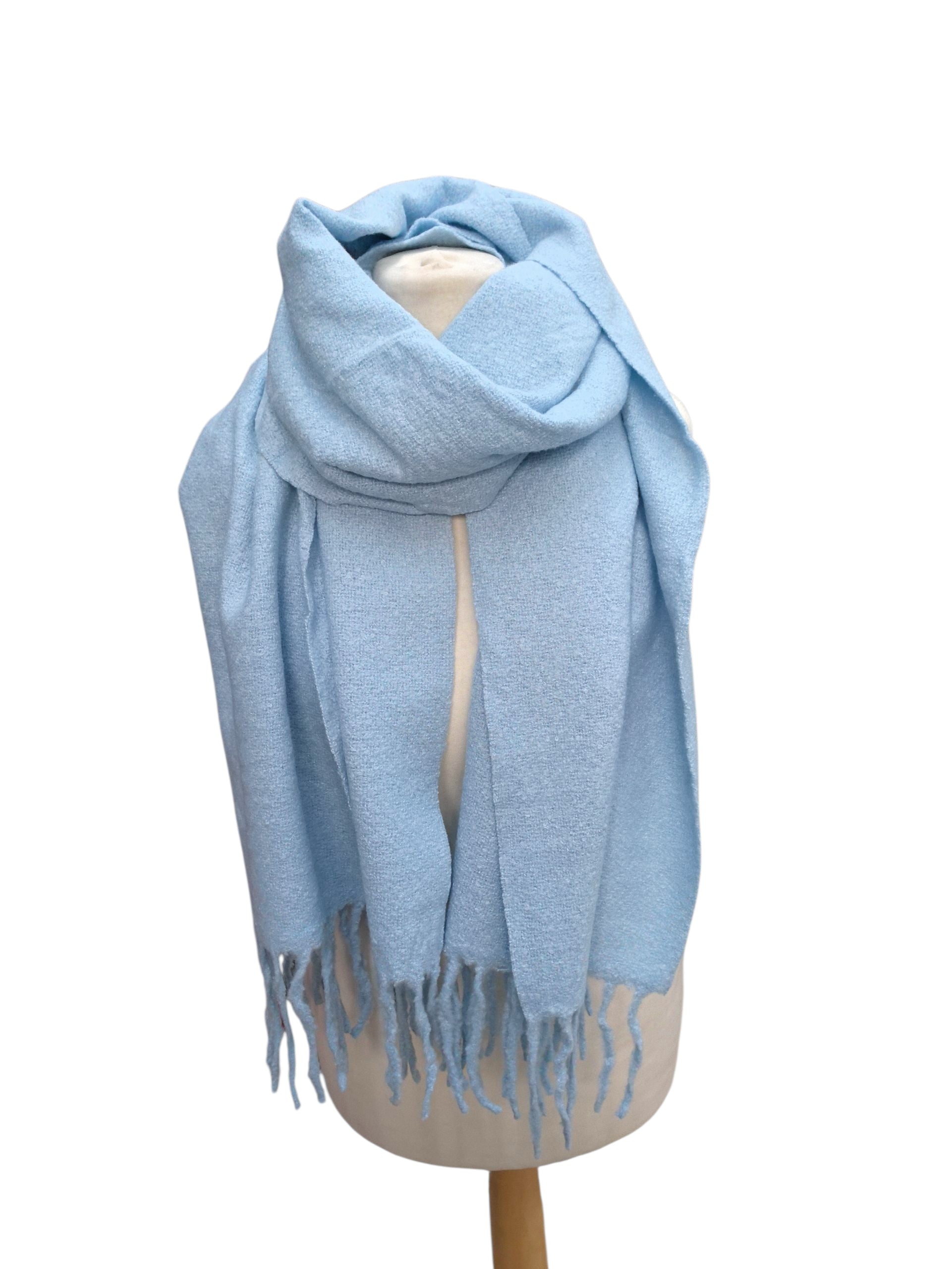 Écharpe châle couleur  unie (x12)#47