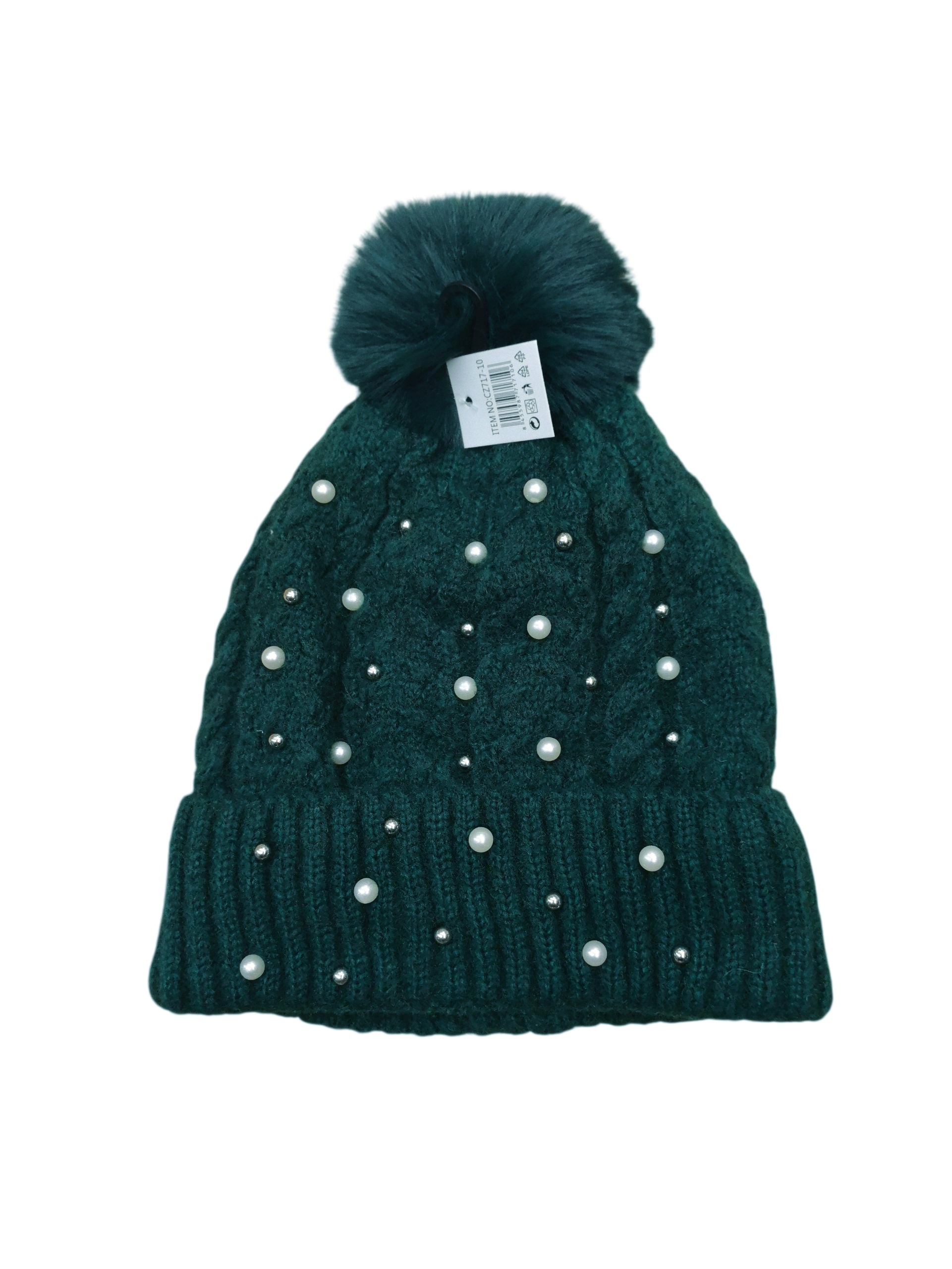 bonnet femme tricoté  perle(x12)#10