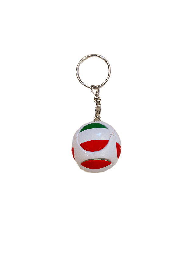 LOT DE 12 - Porte-clé foot drapeau Italie     0,80€/unité | Grossiste-pro