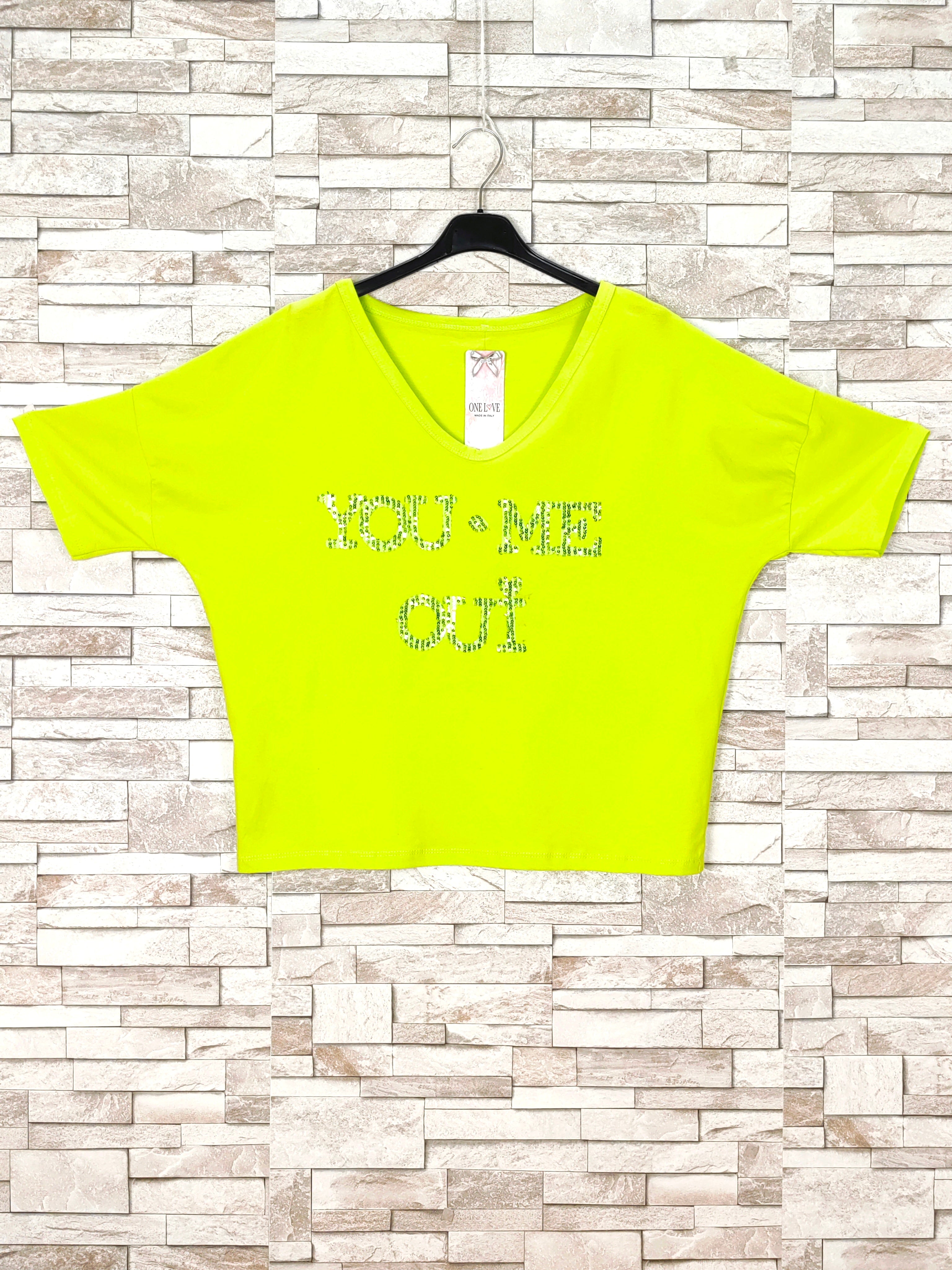 T-shirt crop top You - Me (x9)