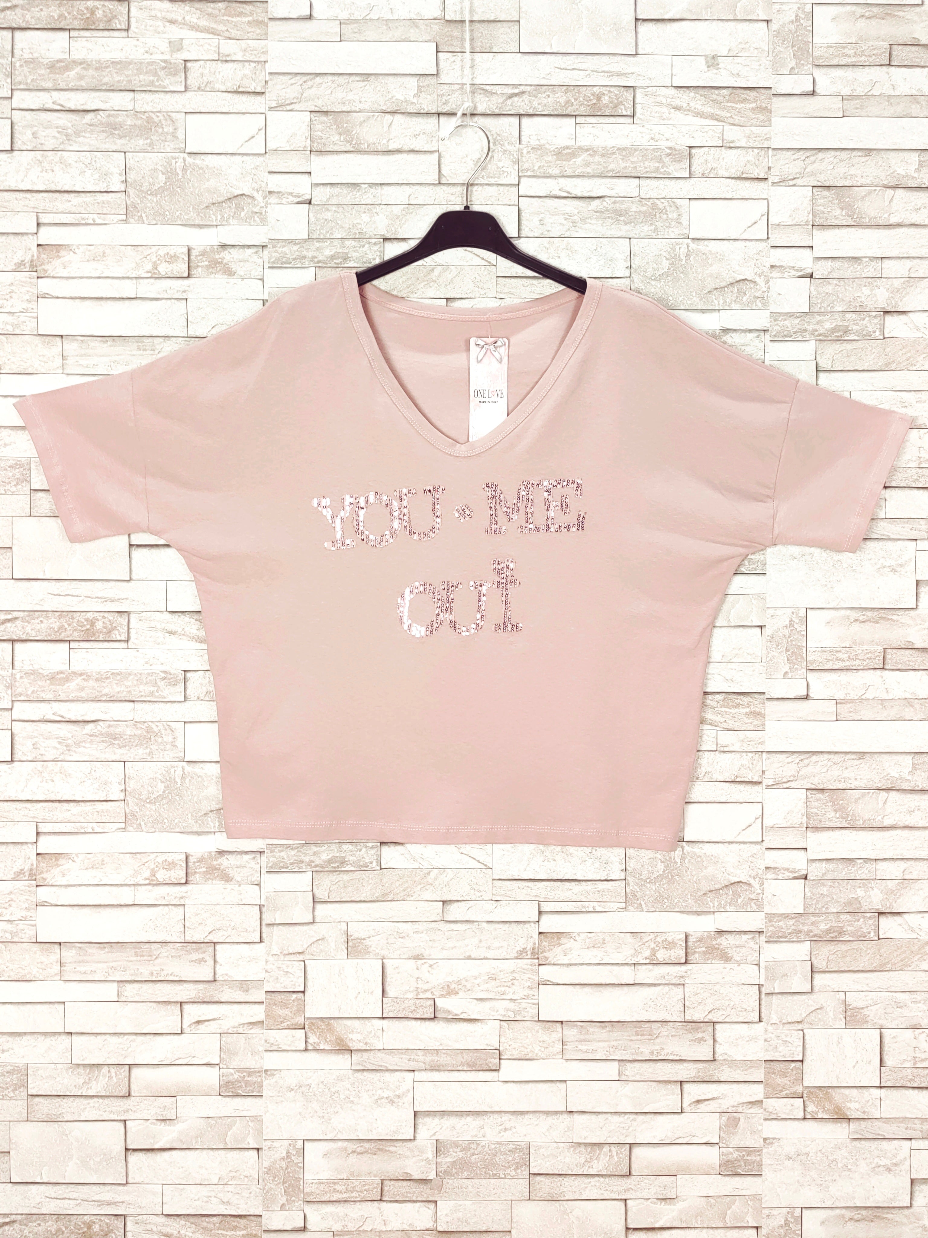 T-shirt crop top You - Me (x9)