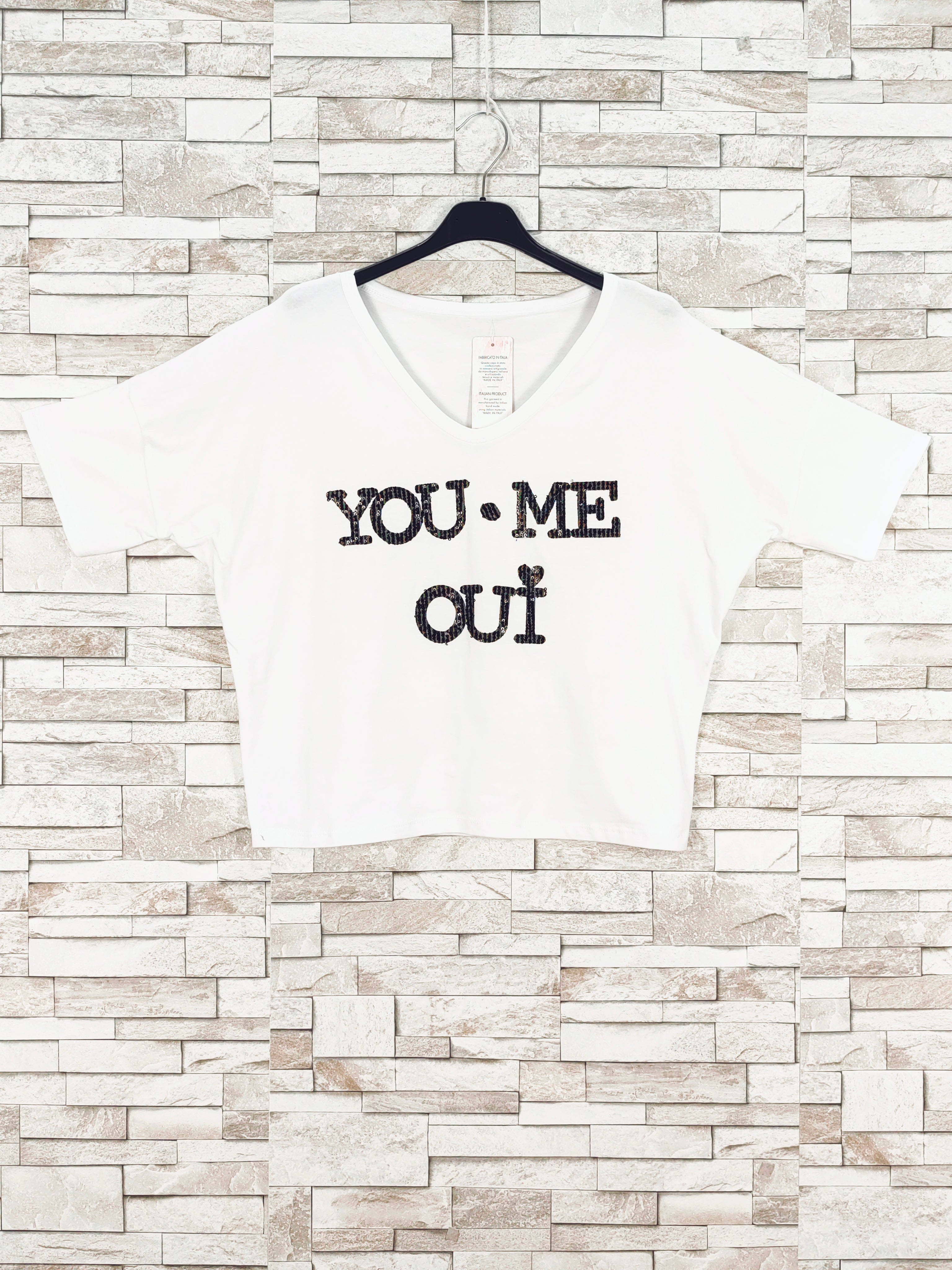 T-shirt crop top You - Me (x9)