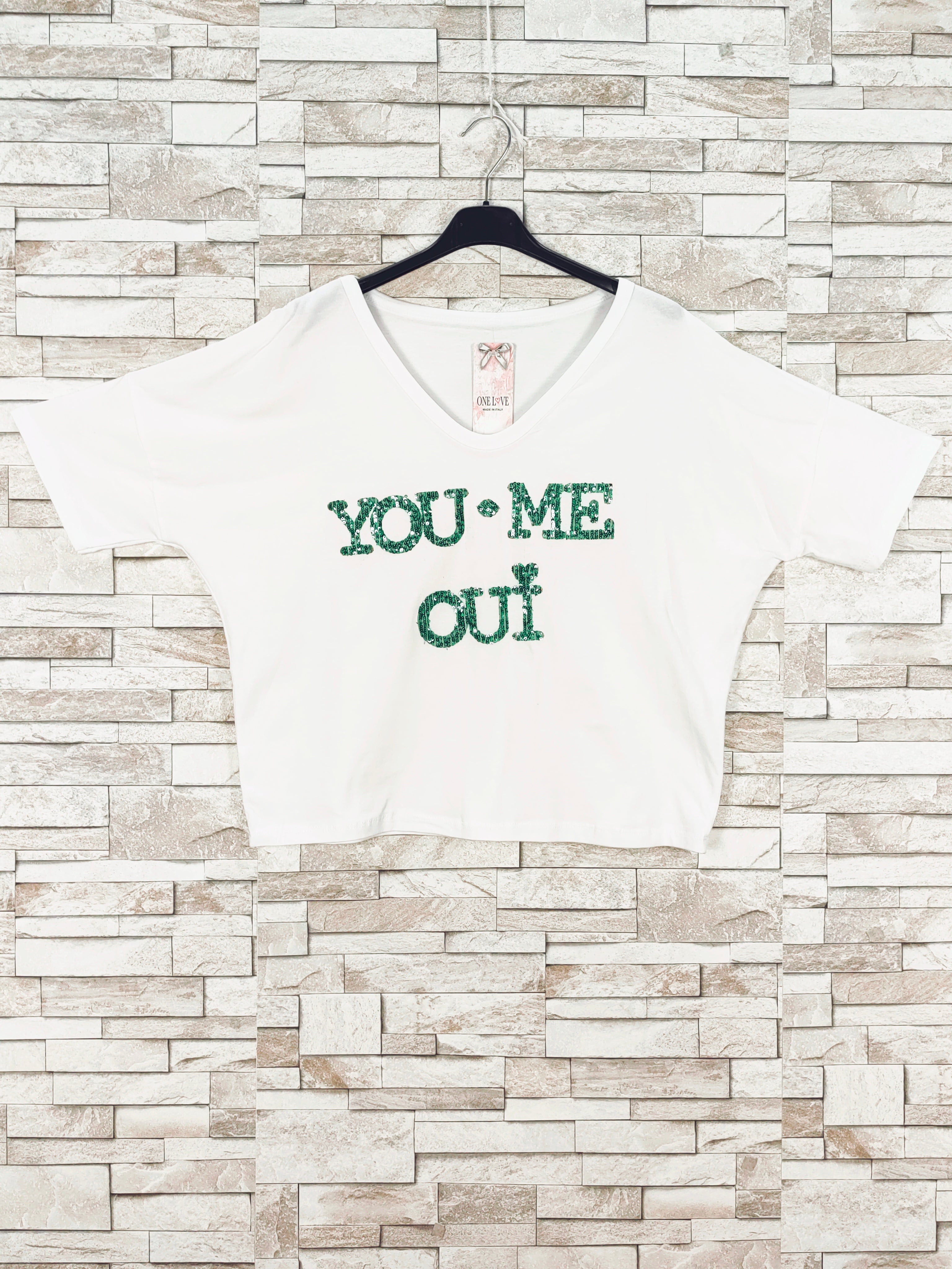 T-shirt crop top You - Me (x9)