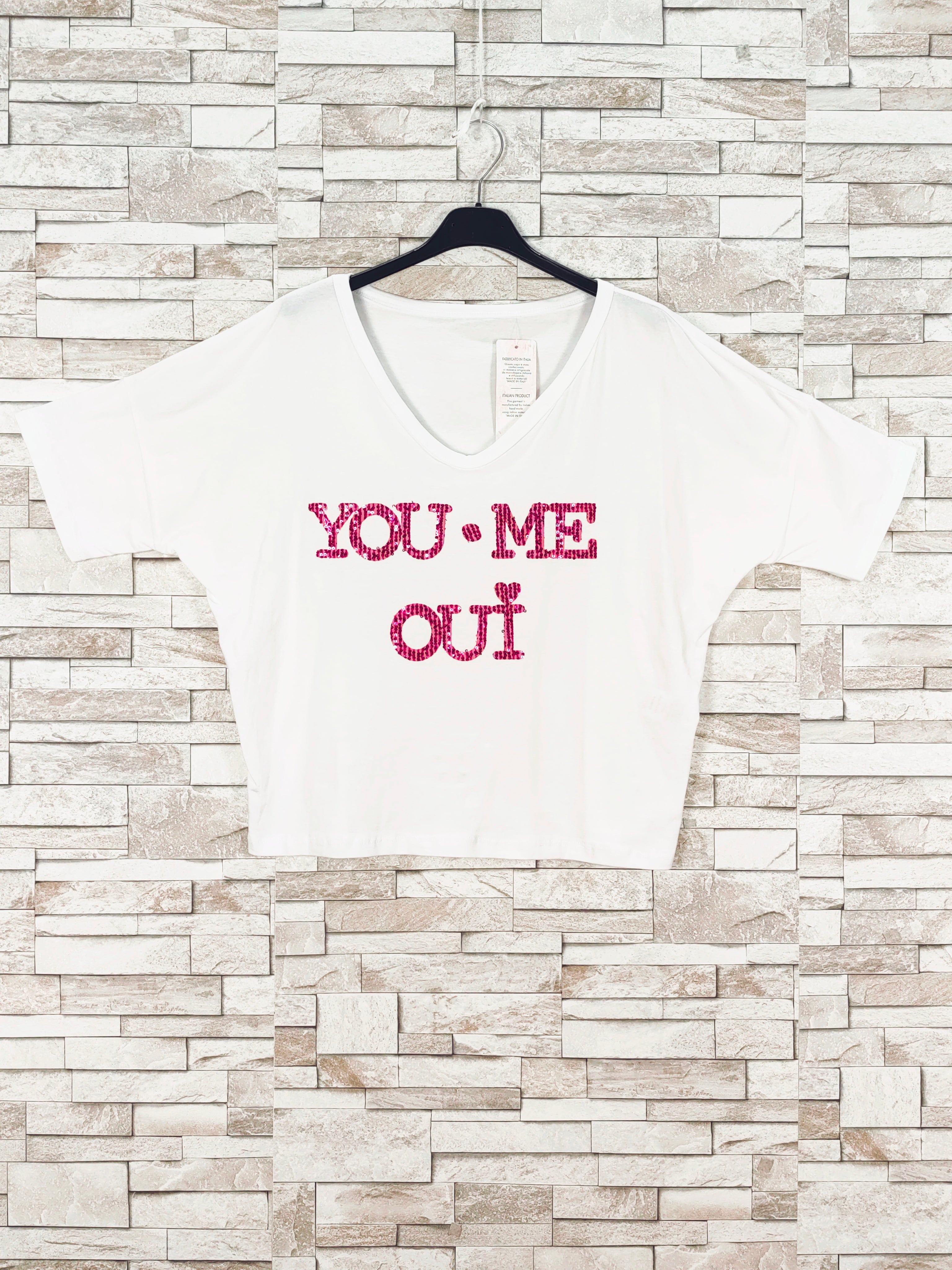 T-shirt crop top You - Me (x9)