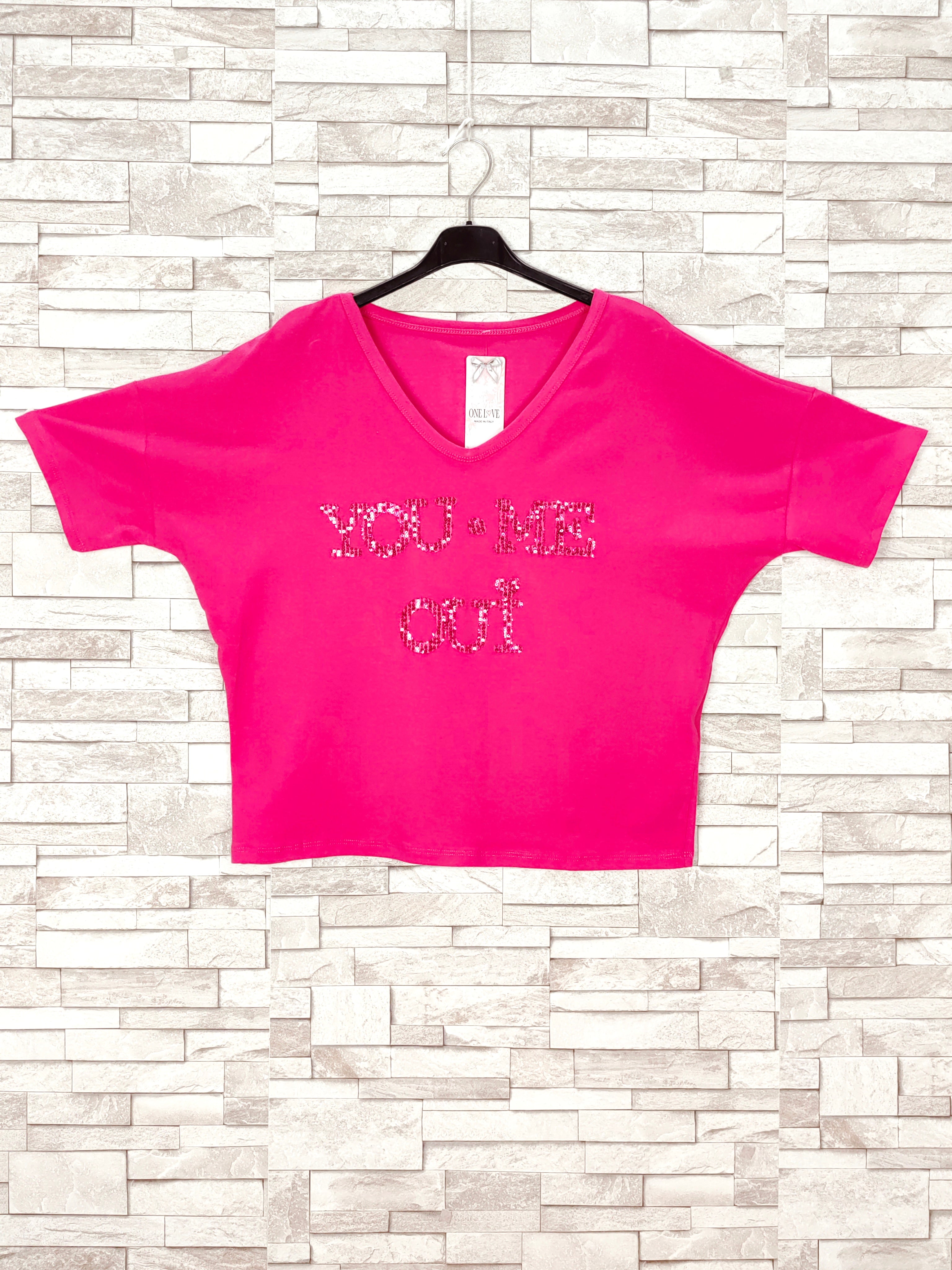 T-shirt crop top You - Me (x9)