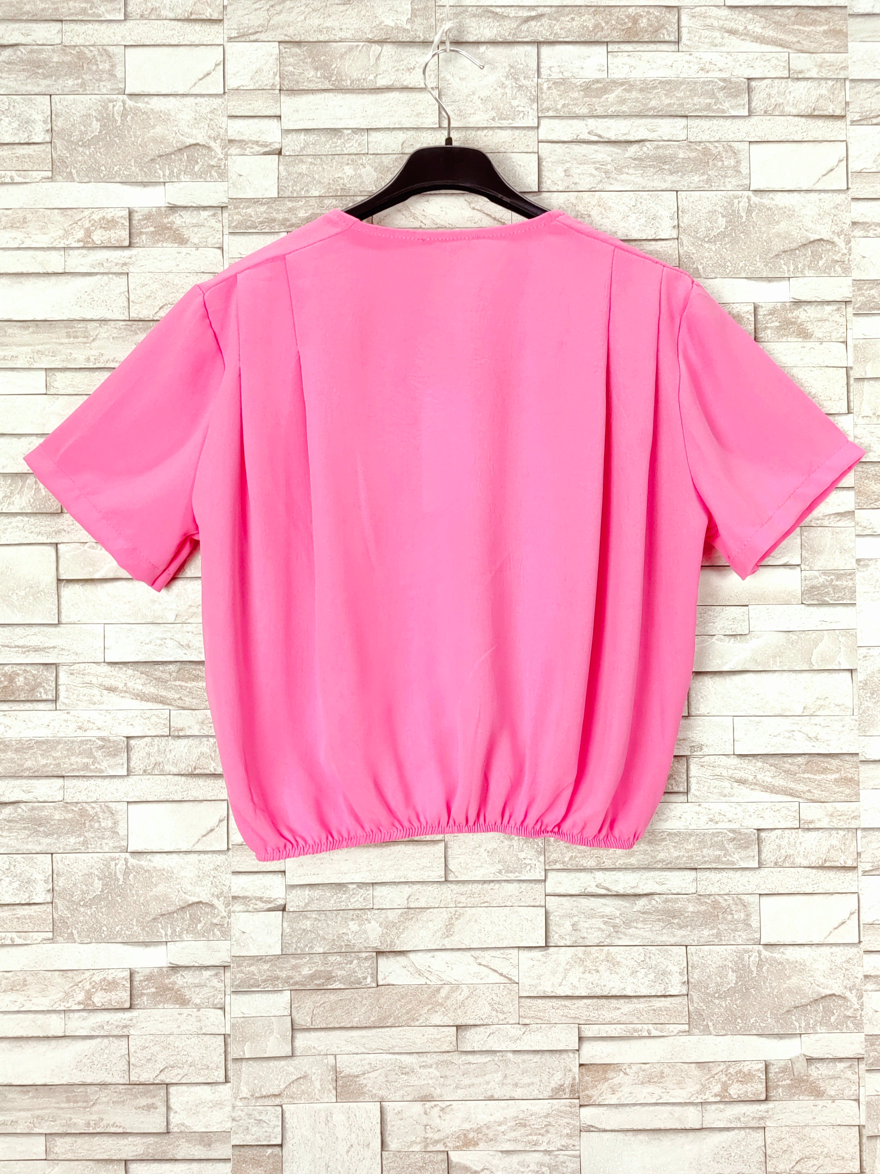 T-shirt crop top tendance (x6)