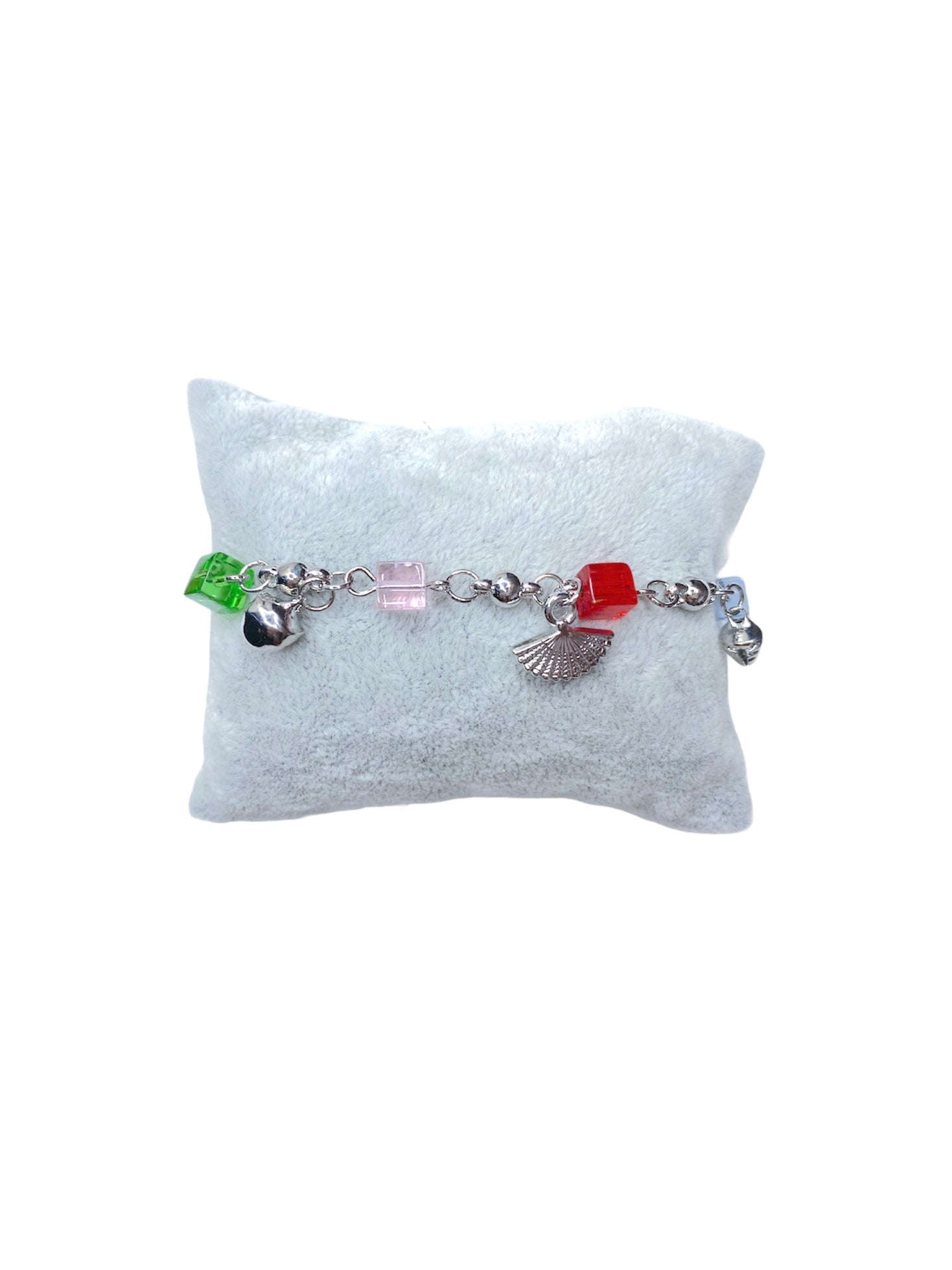Bracelet fantaisie charms cube #BF16 (x12)