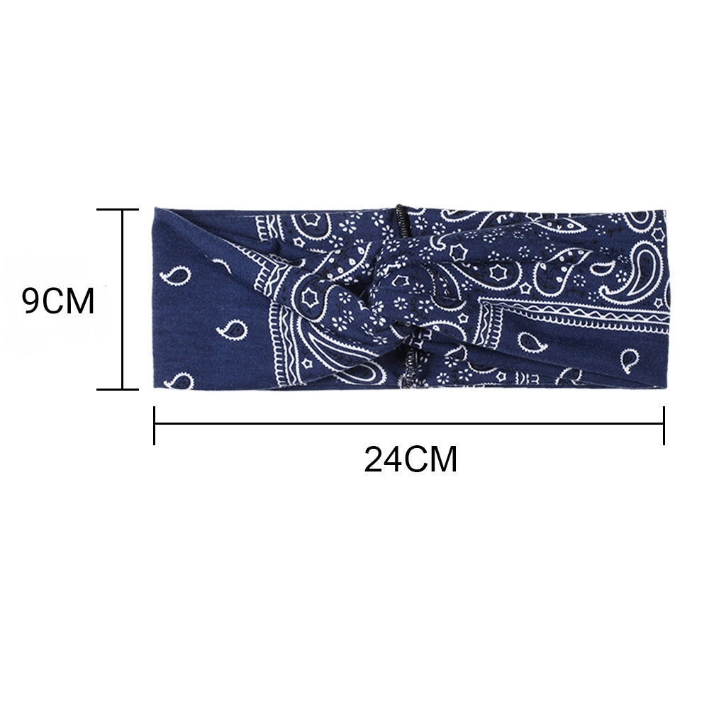 Bandeau Bandana motif Paisley  (x12)