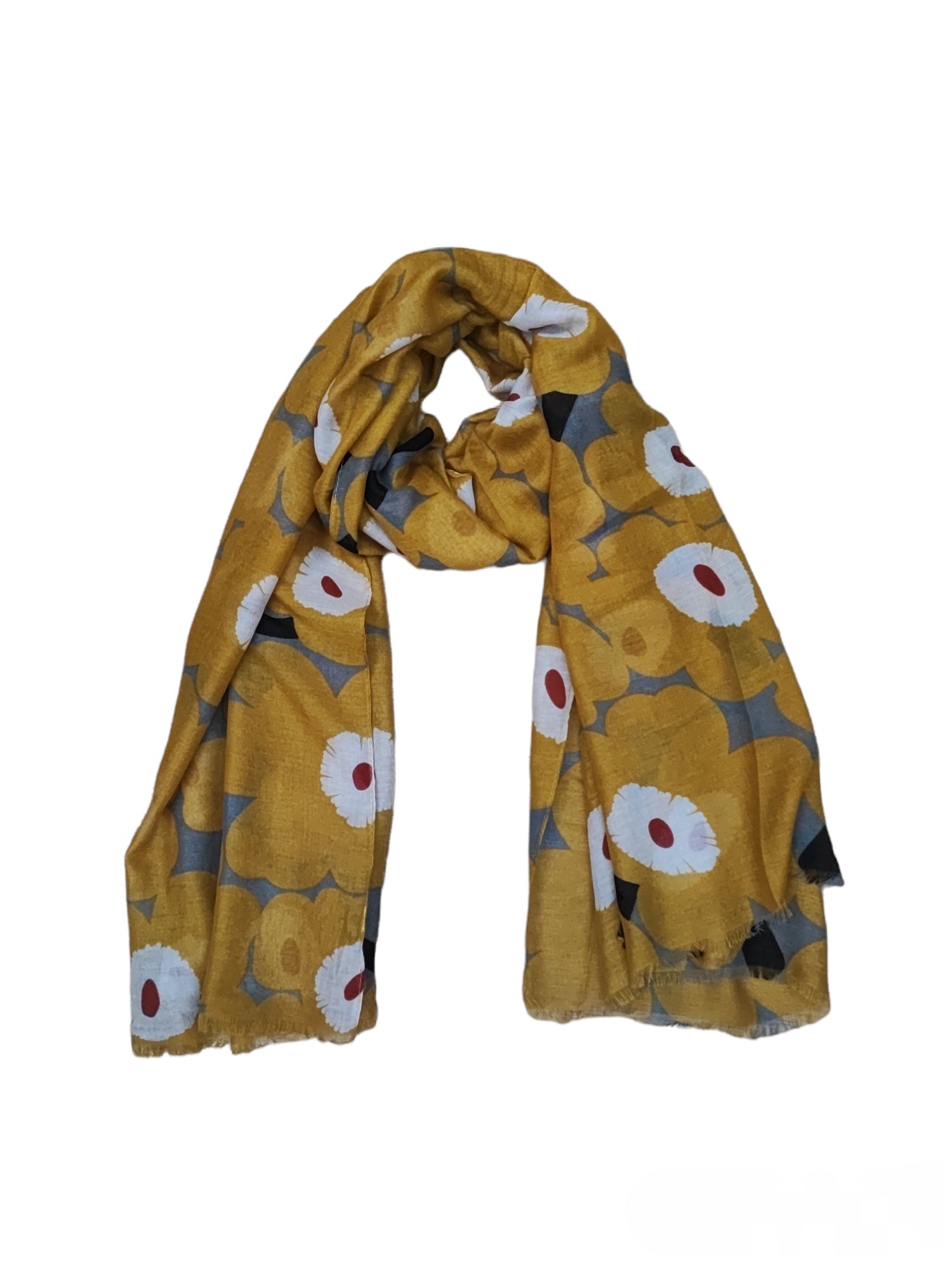 Foulard motif  fleur    (x12)#11