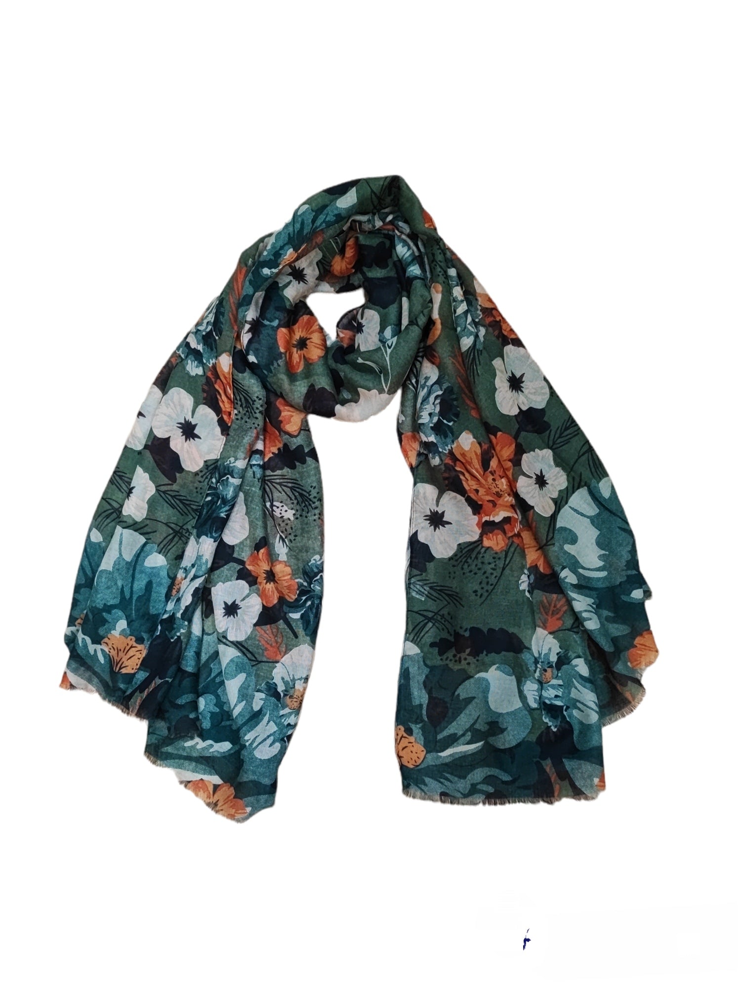 Foulard motif  fleur   (x12)#4