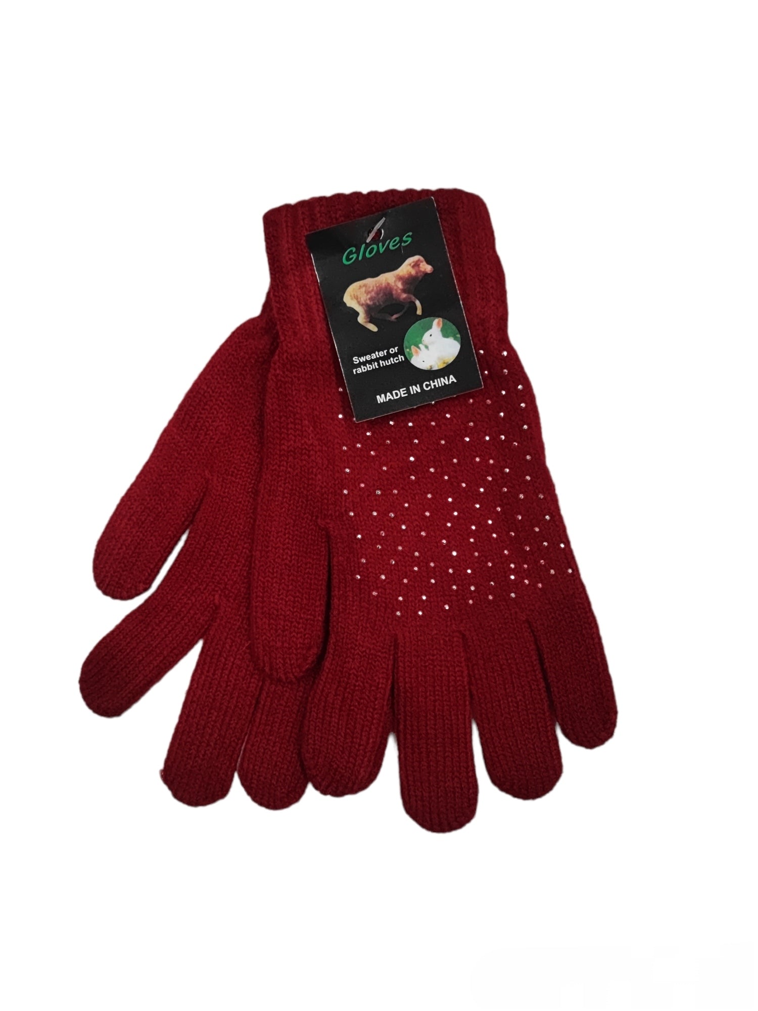 Gants Femme motif strass  (x12)