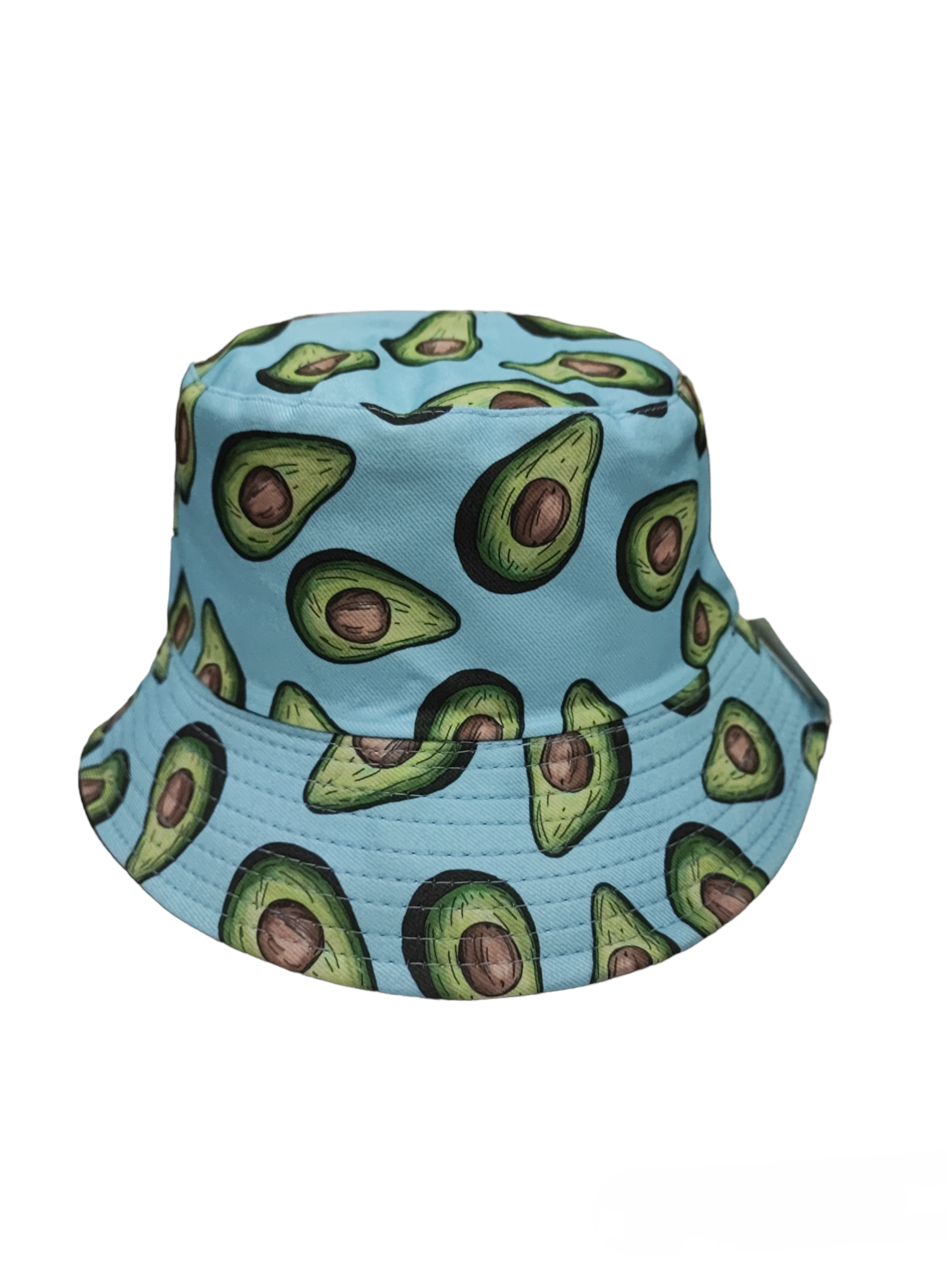 Chapeaux bob réversible motif  avocat (x12)