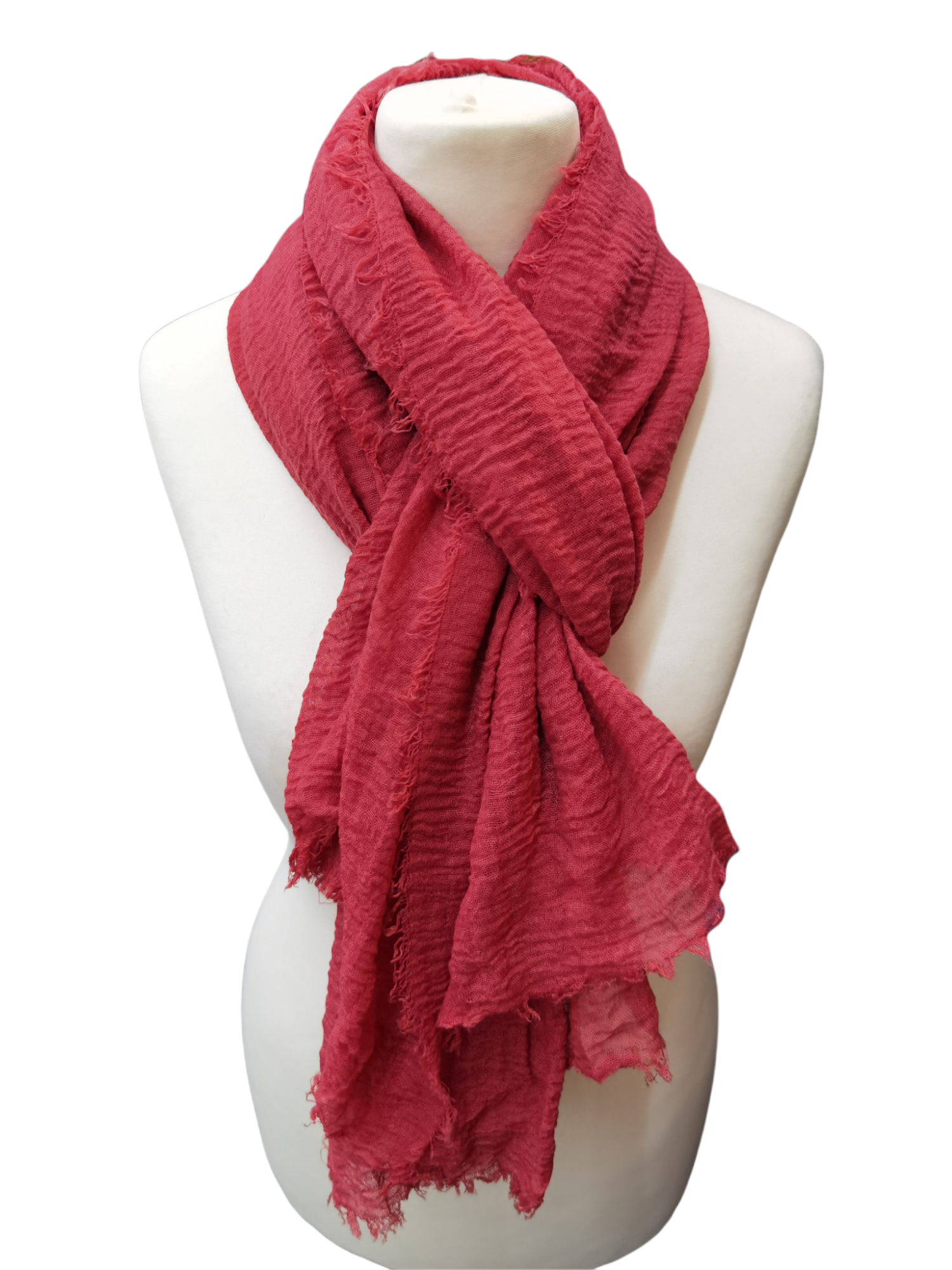 Foulard en coton couleur uni (x10)