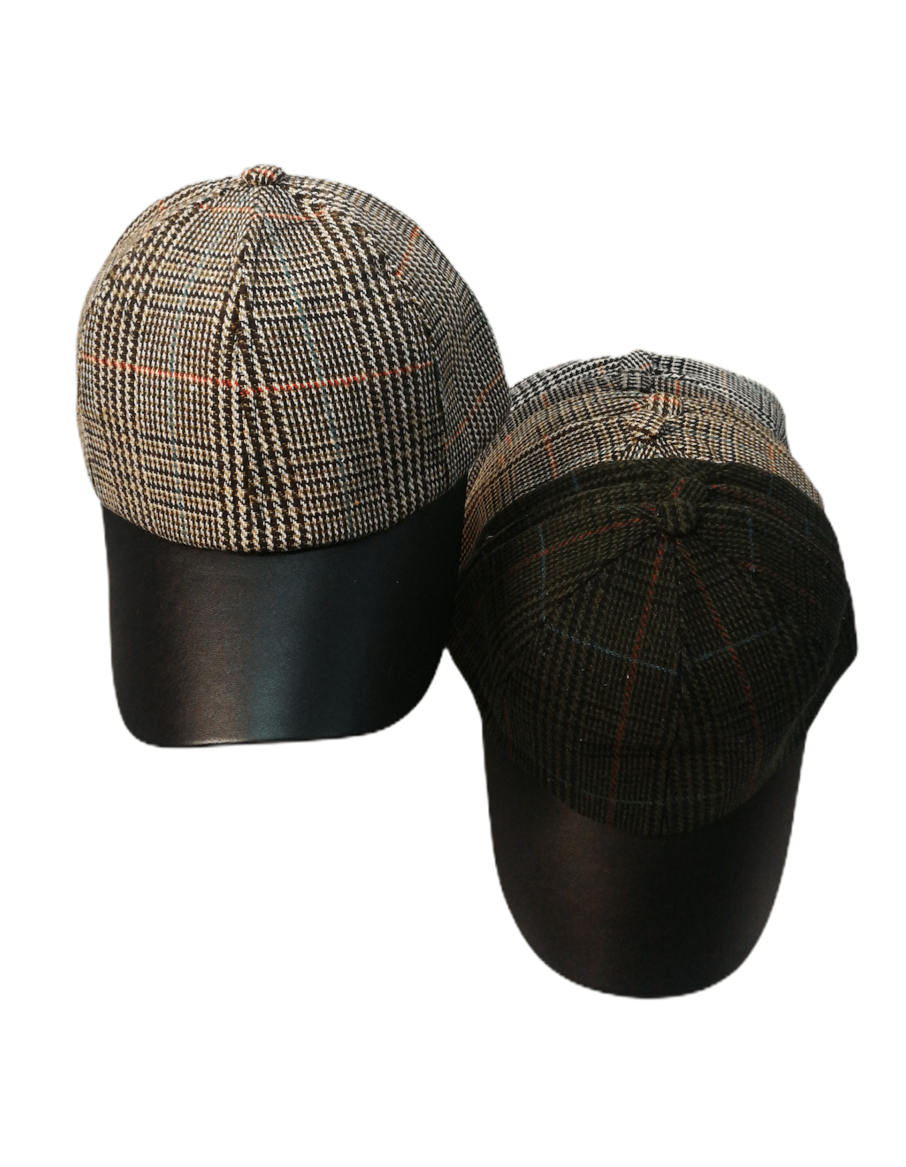 Casquettes similicuir motif tartan   (x12)      2,90€/unité | Grossiste-pro